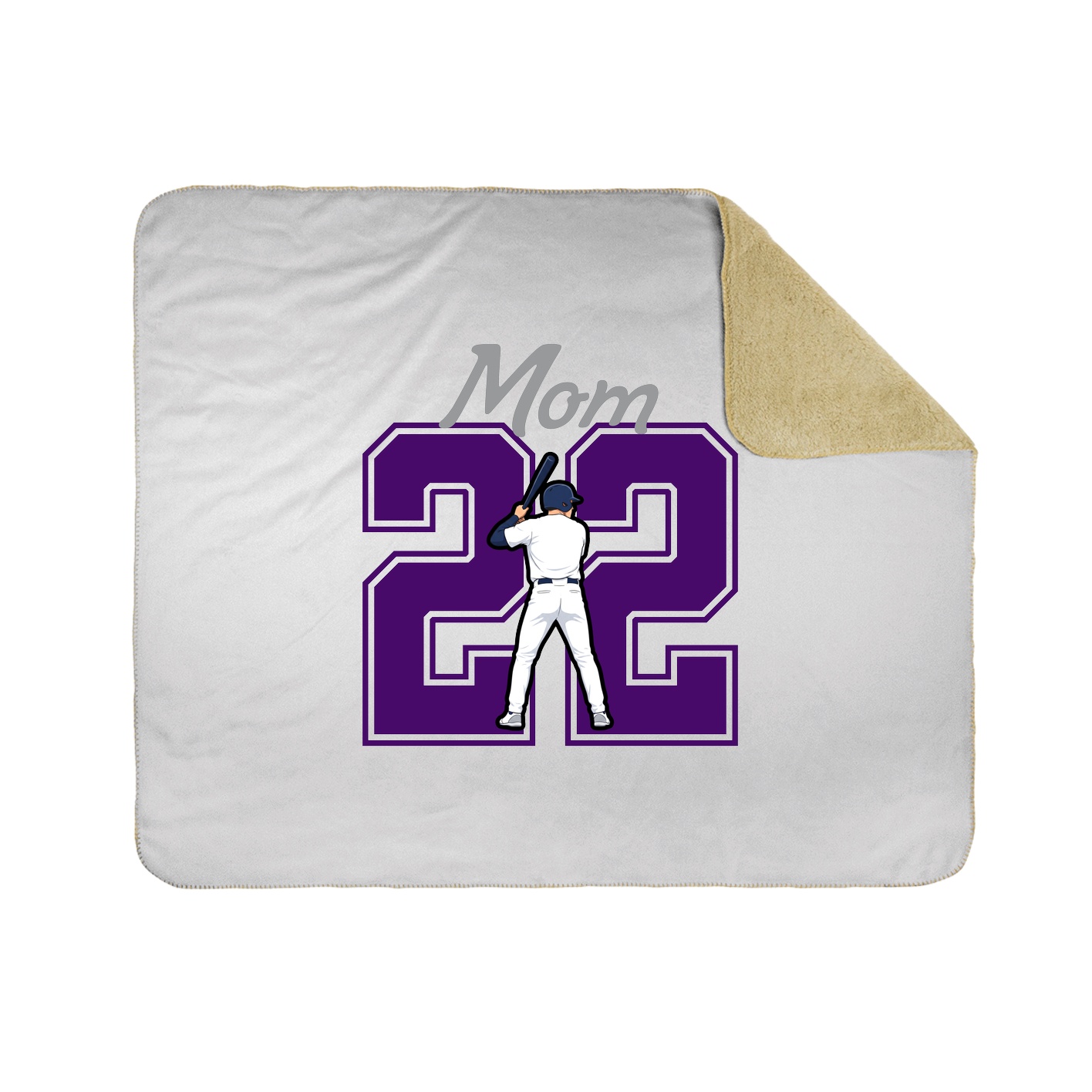 Throw Blanket — Mothers Day Shirsey in White