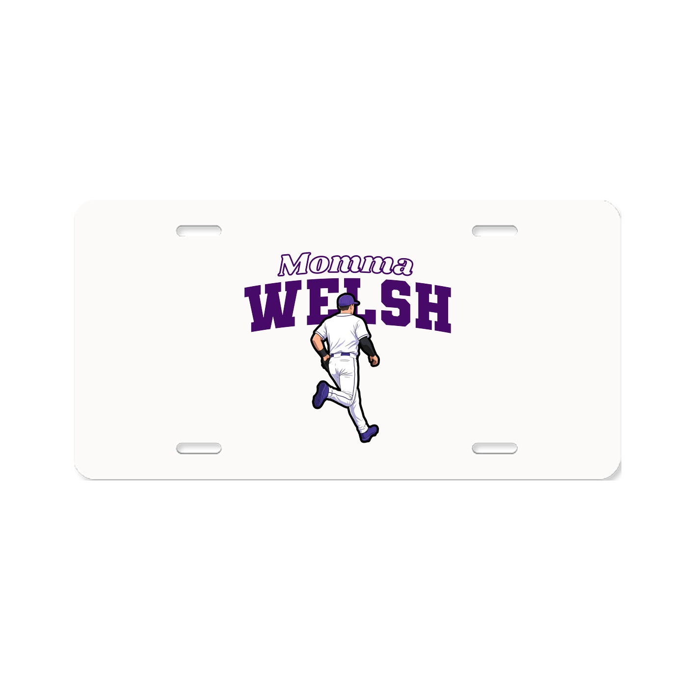 License Plate — Mothers Day Block in Classic