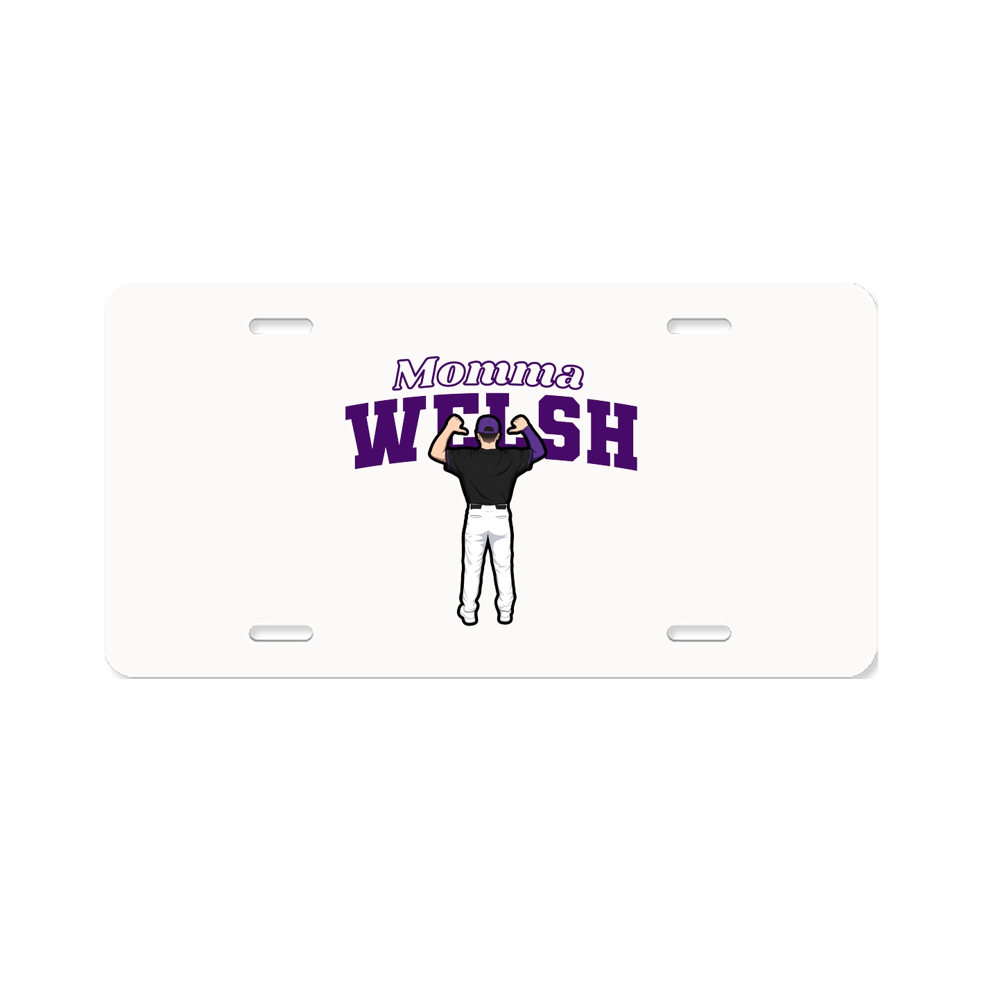 License Plate — Mothers Day Block in Classic
