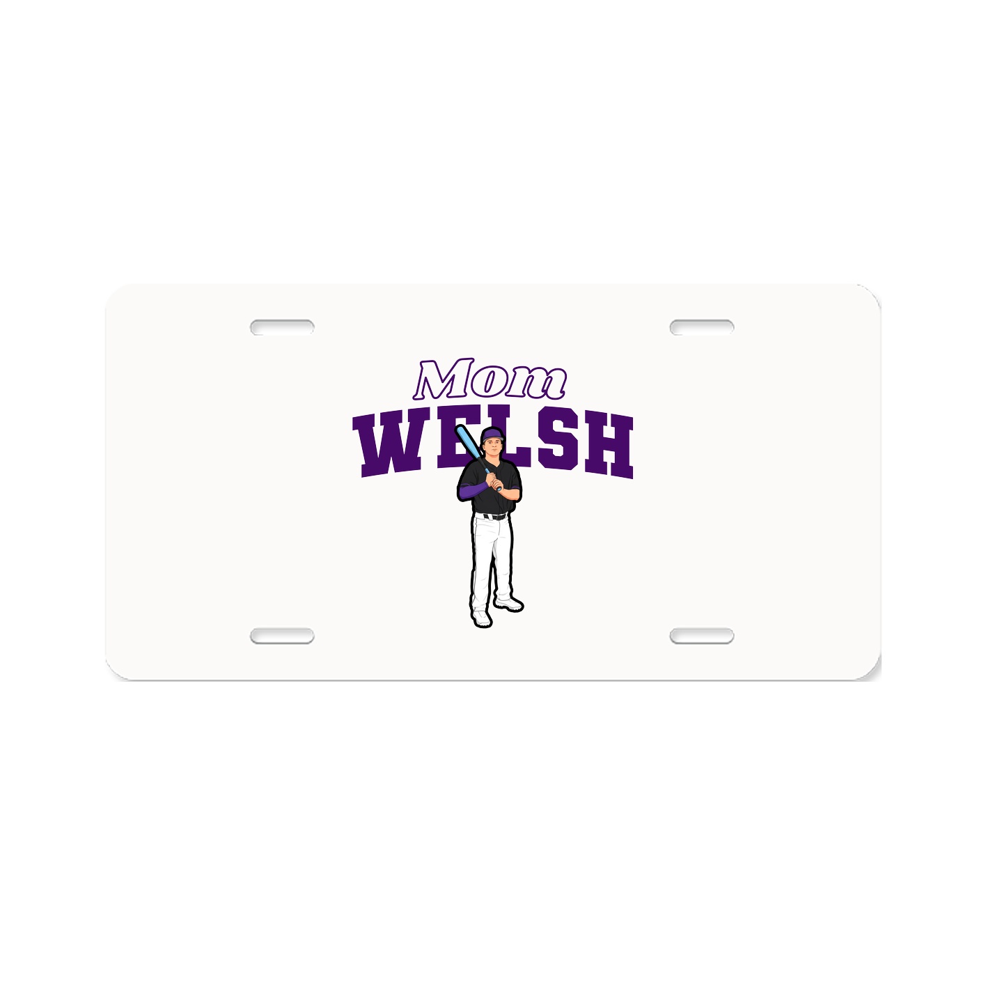 License Plate — Mothers Day Block in Classic