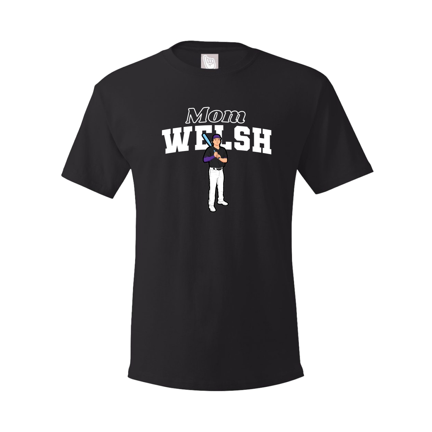 Youth Tee — Mothers Day Block in Black