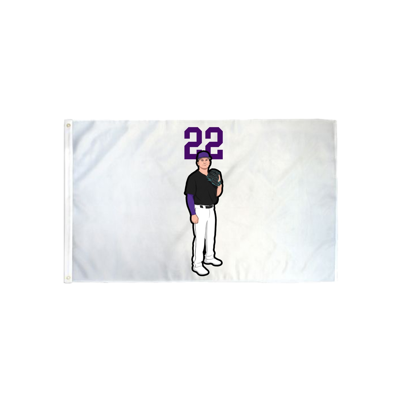 3x5 Flag — Number Top in Classic