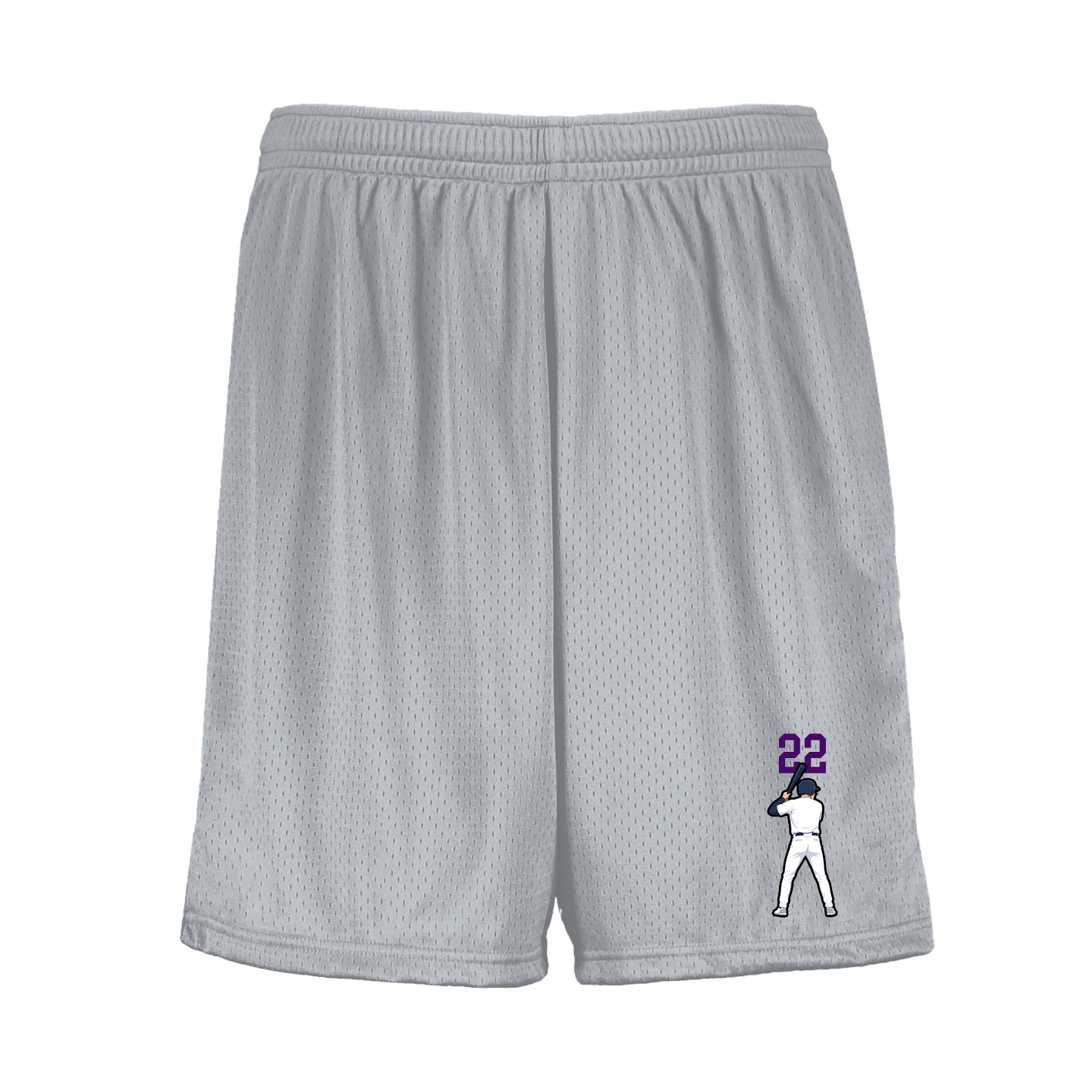 Shorts — Number Top in Silver