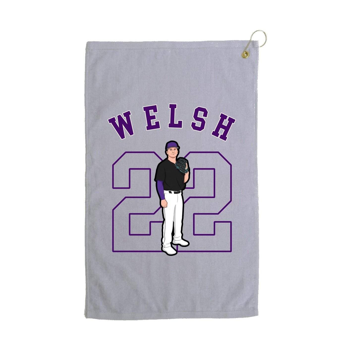 Golf Towel — Shirsey Arch in Grey