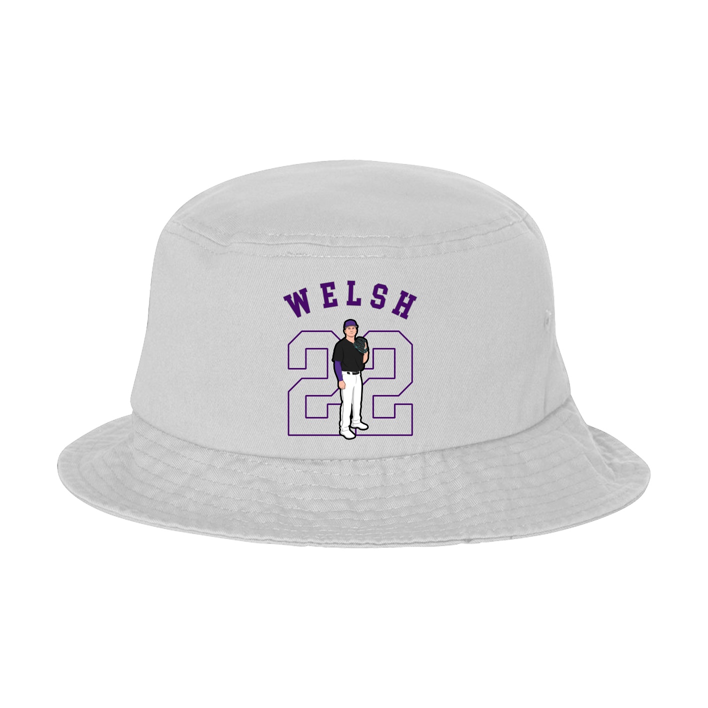 Bucket Cap — Shirsey Arch in White