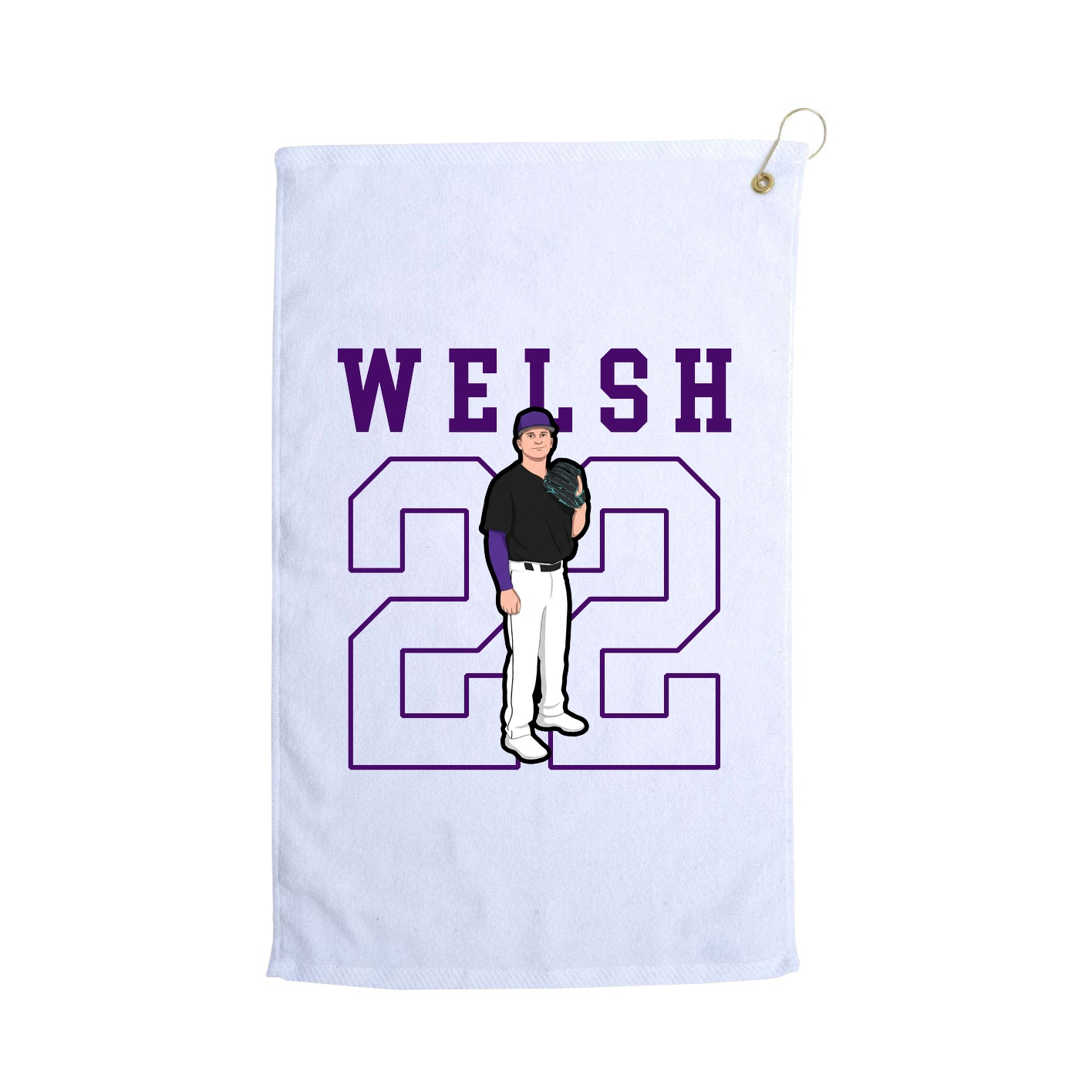 Golf Towel — Shirsey in White