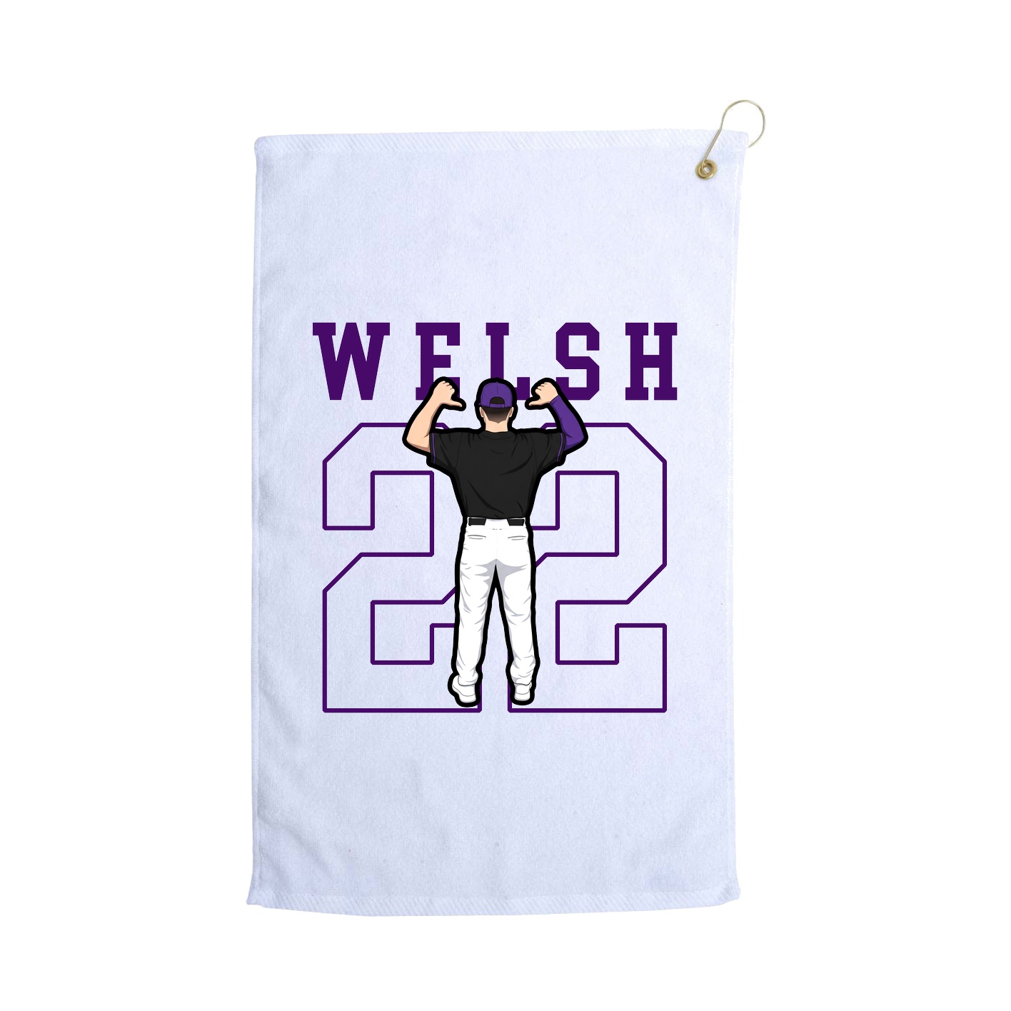 Golf Towel — Shirsey in White