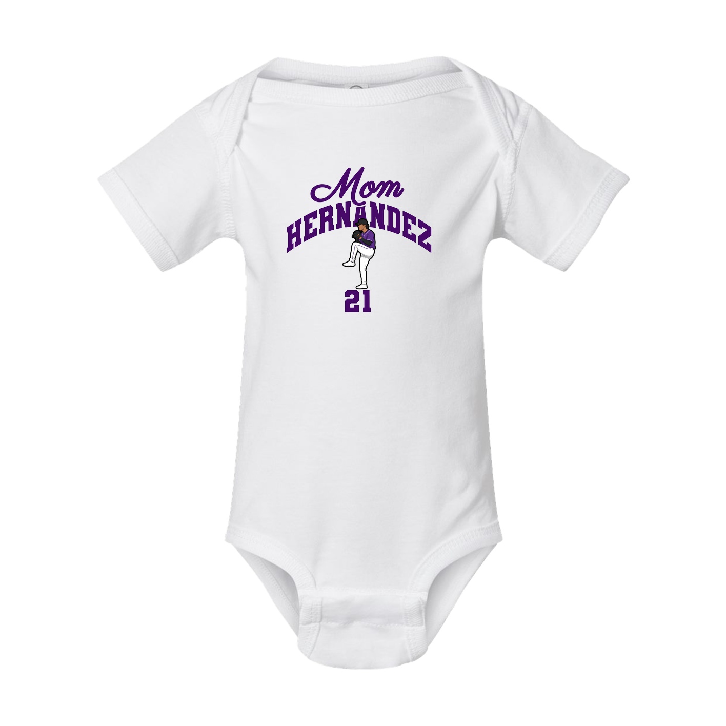Baby Onesie — Mothers Day Arch in White