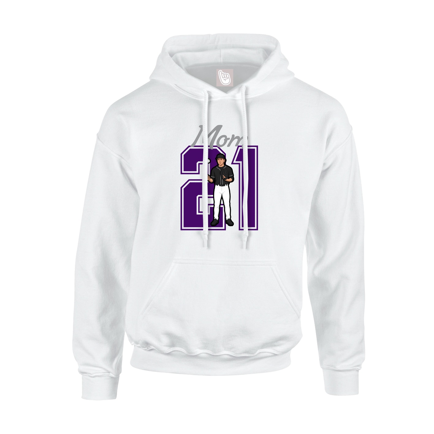 Youth Hoodie — Mothers Day Shirsey in White