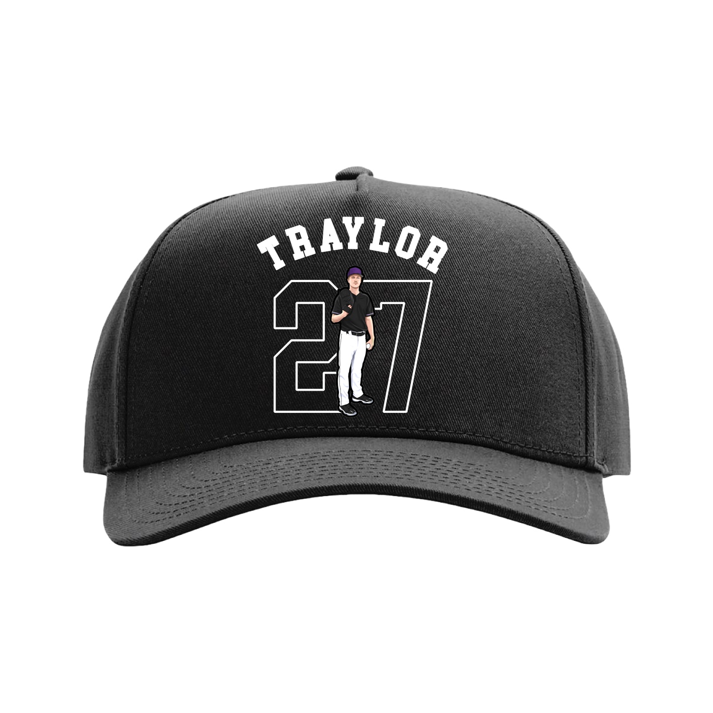 Full Fabric Five-Panel Champ Cap