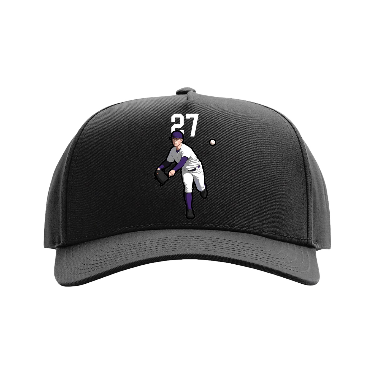Full Fabric Five-Panel Champ Cap