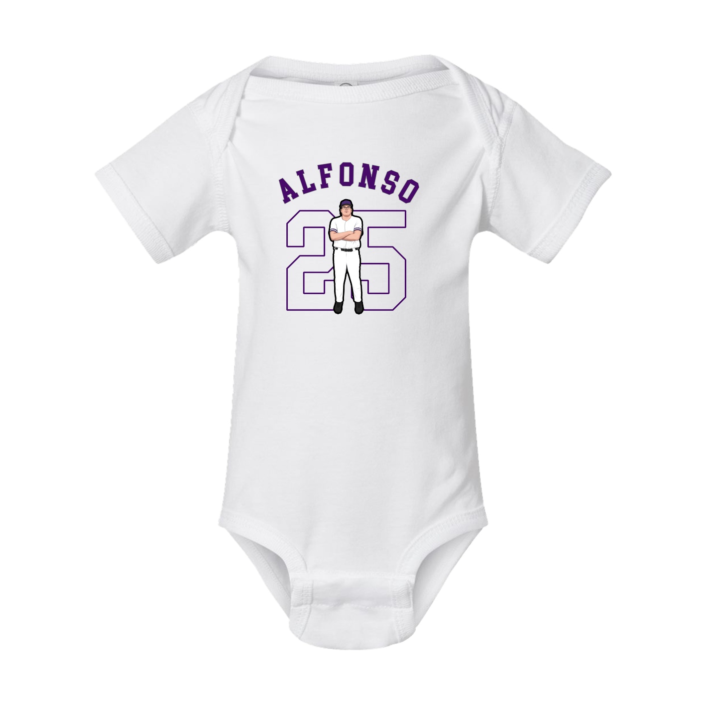 Baby Onesie — Shirsey Arch in White