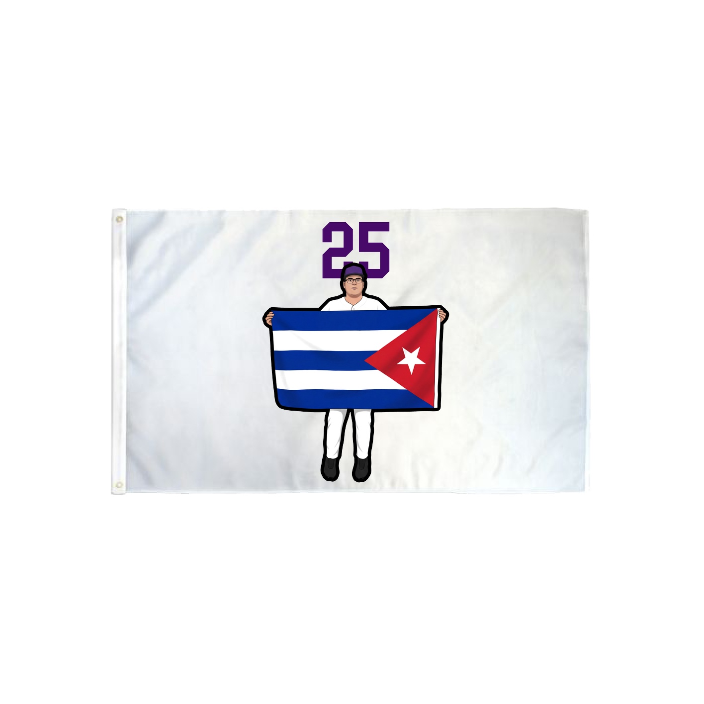 3x5 Flag — Number Top in Classic