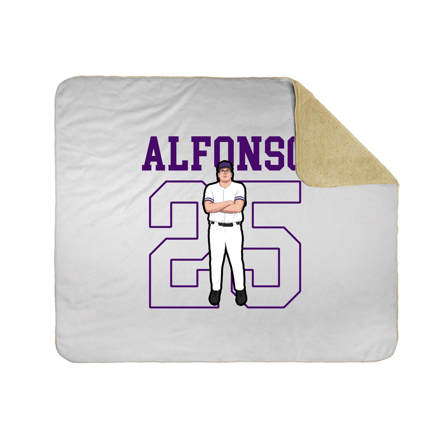 Throw Blanket — Shirsey in White