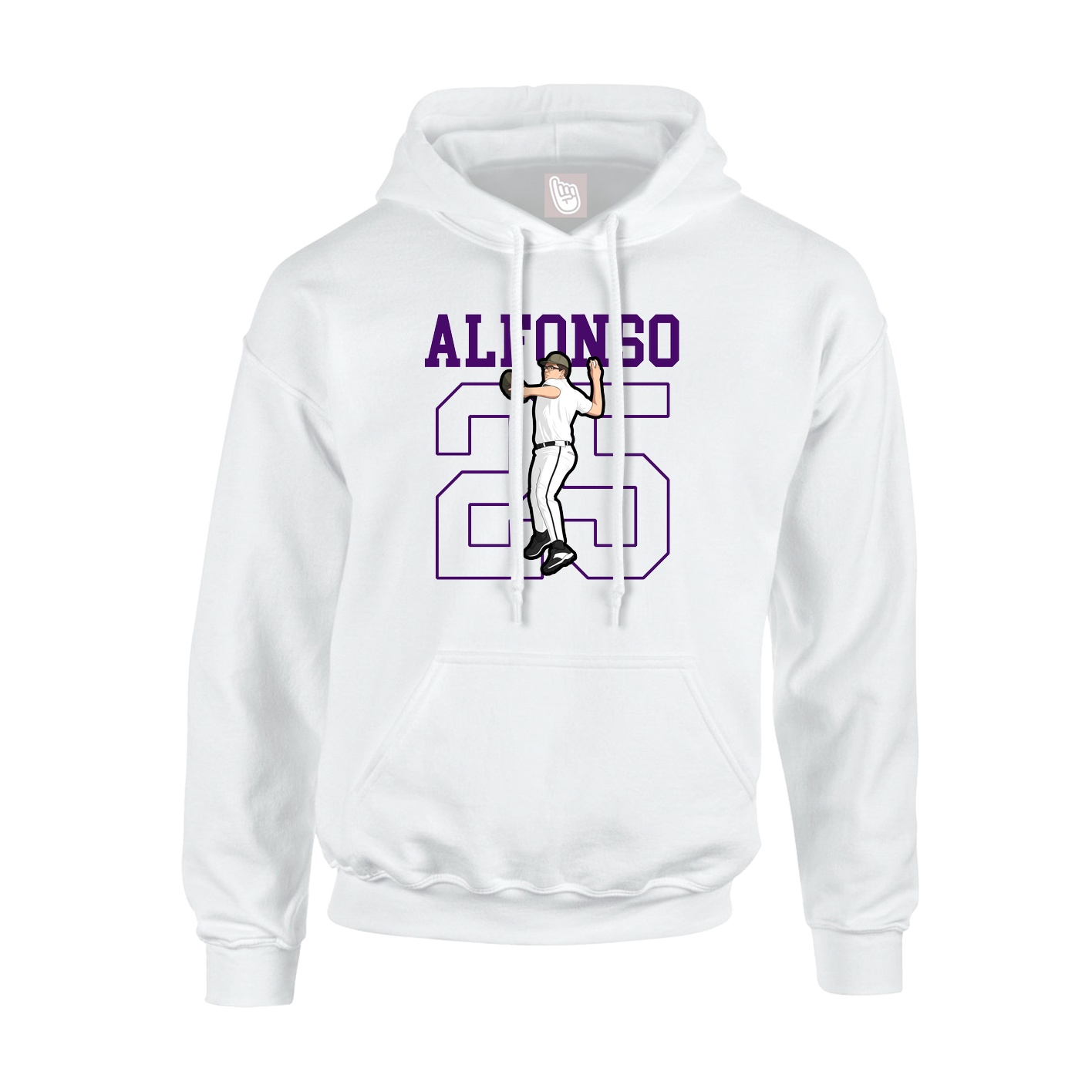 Hoodie — Shirsey in White