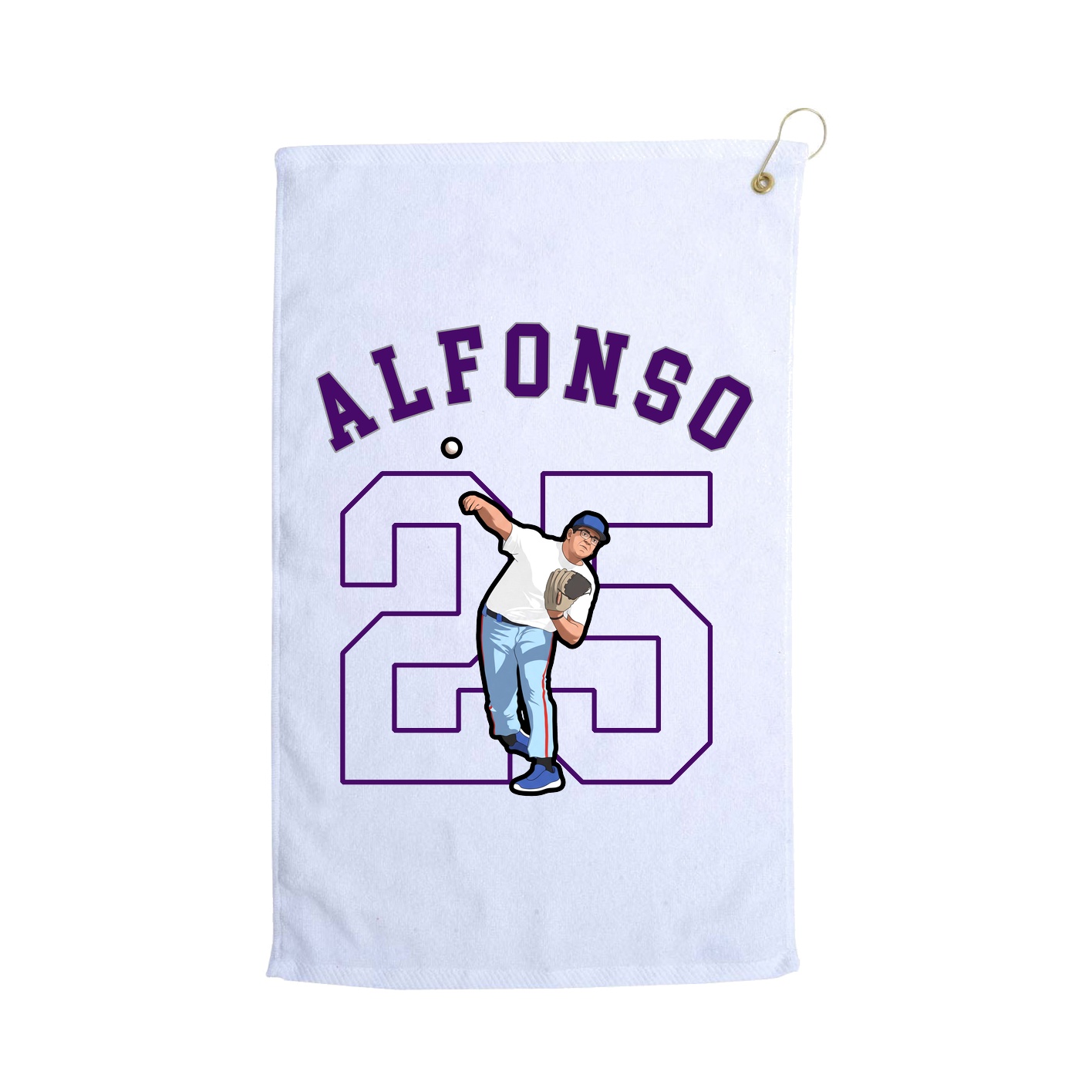 Golf Towel — Shirsey Arch in White