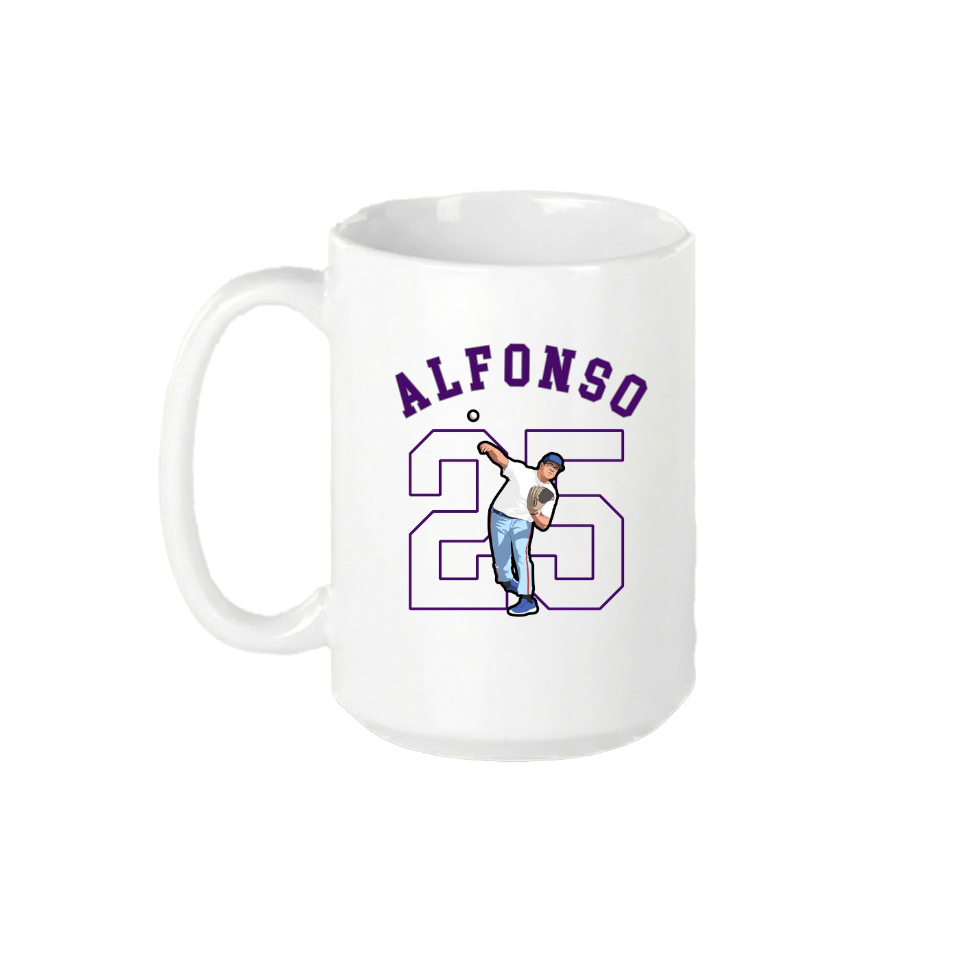 15oz Coffee Mug — Shirsey Arch in White