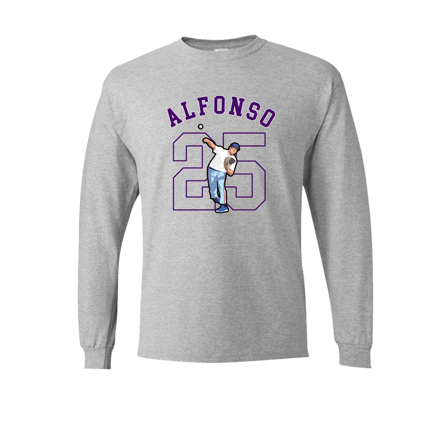 Long Sleeve Tee — Shirsey Arch in Grey