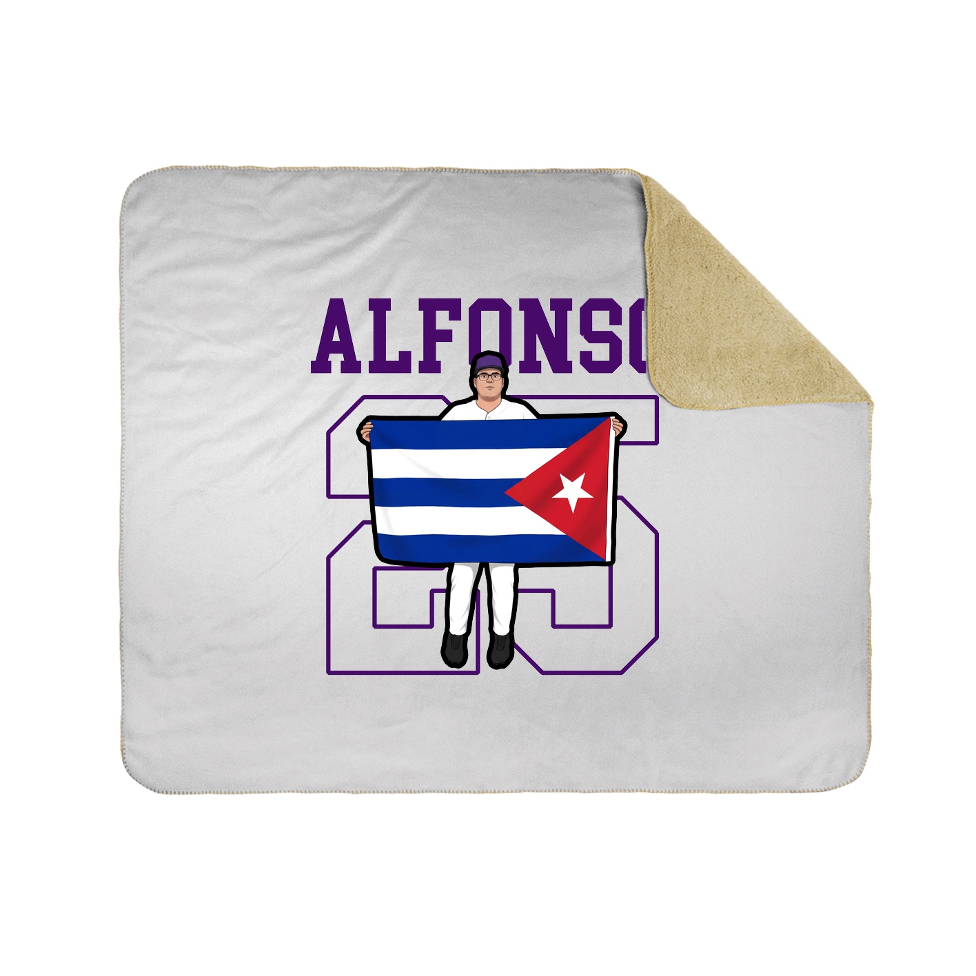 Throw Blanket — Shirsey in White