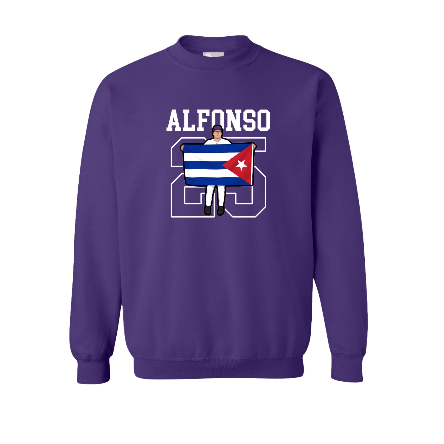 Fleece Crew — Shirsey in Purple