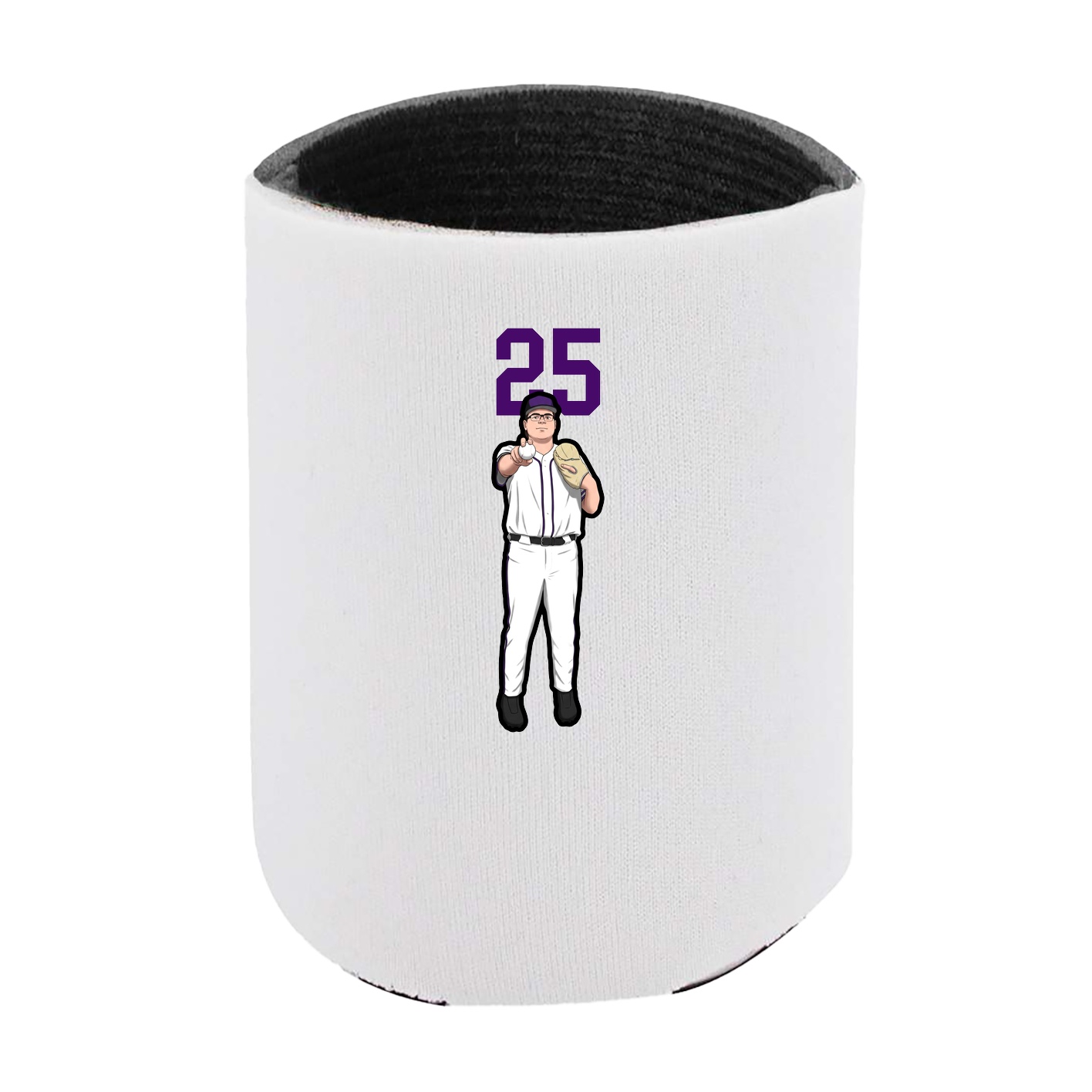Can Holder — Number Top in White