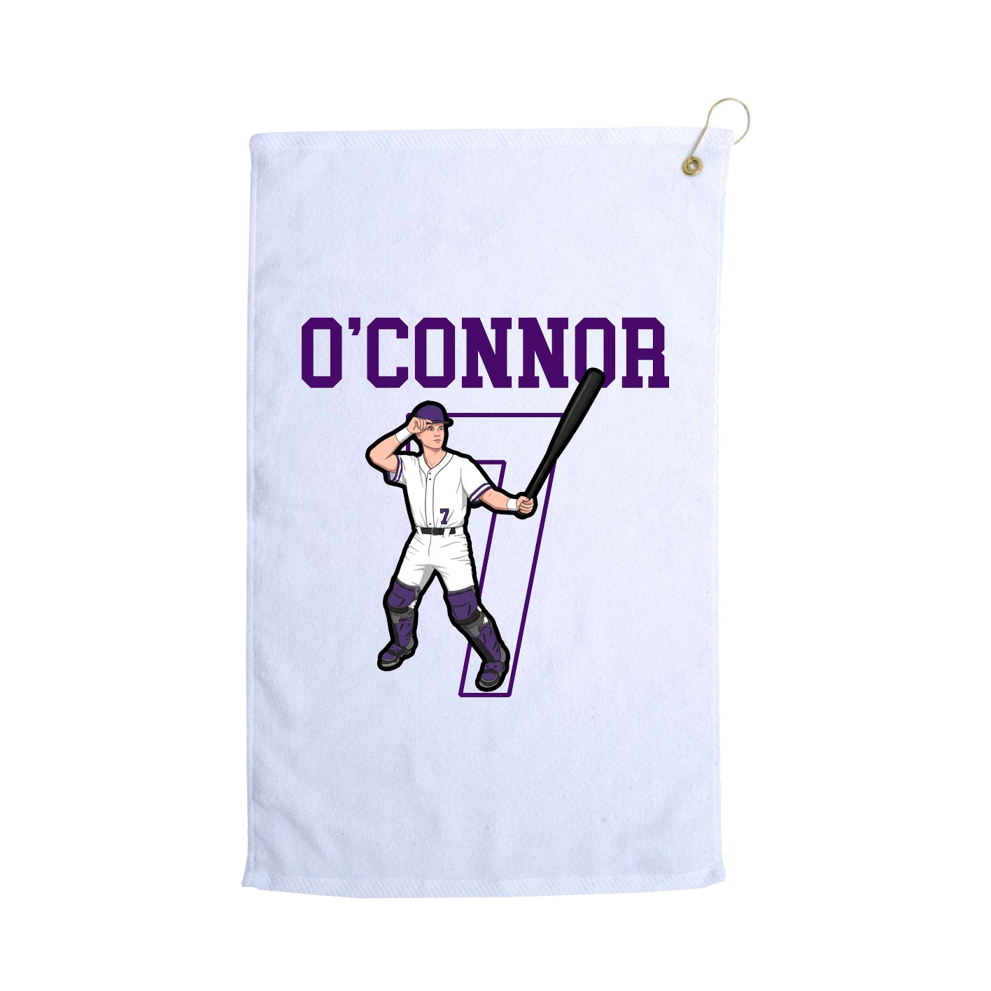 Golf Towel — Shirsey in White