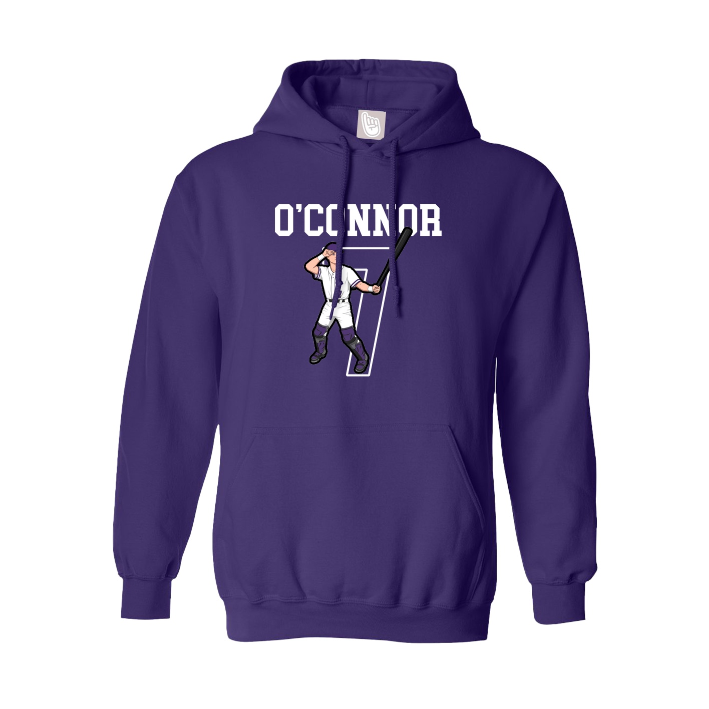 Hoodie — Shirsey in Purple