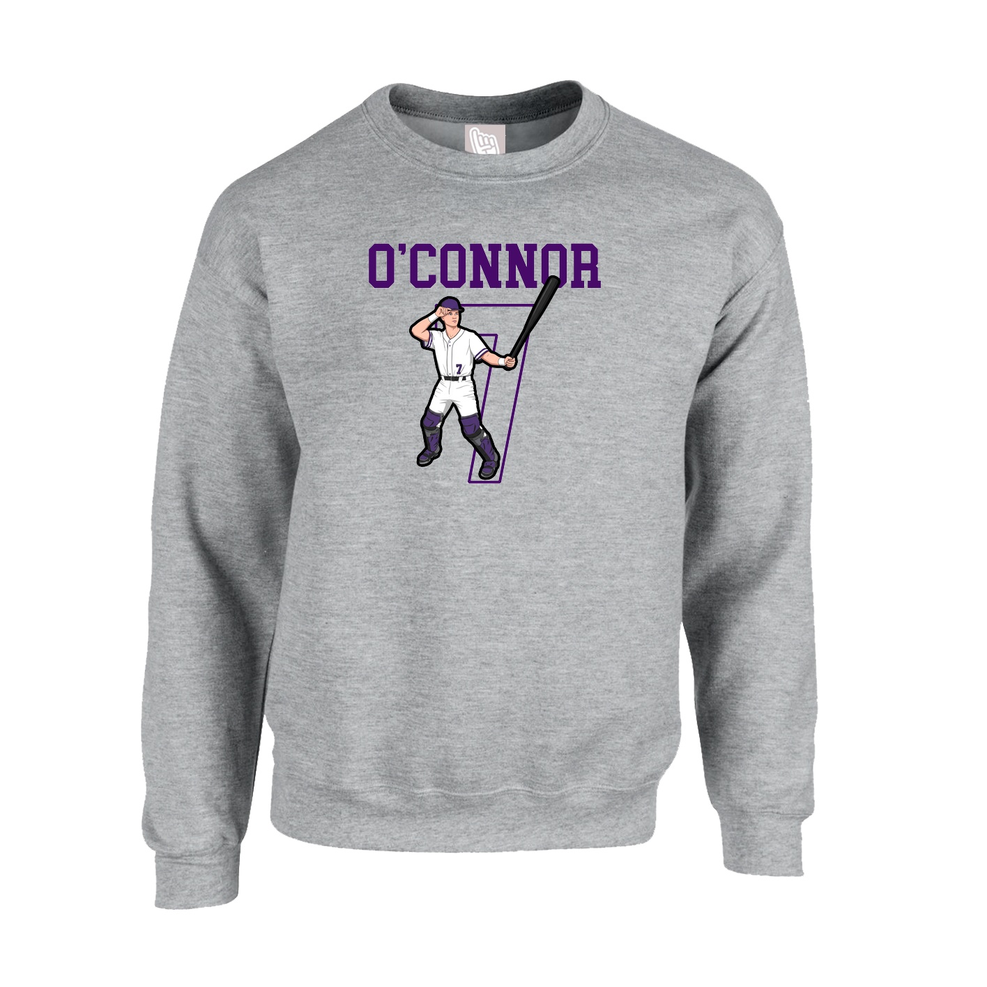 Fleece Crew — Shirsey in Grey