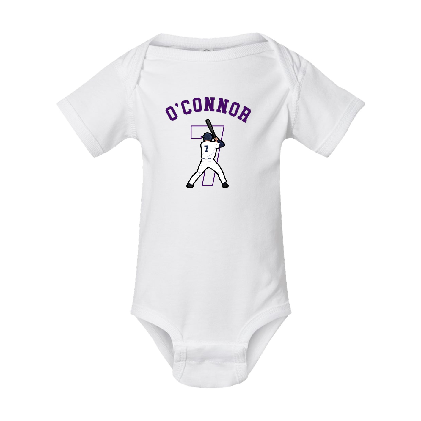 Baby Onesie — Shirsey Arch in White