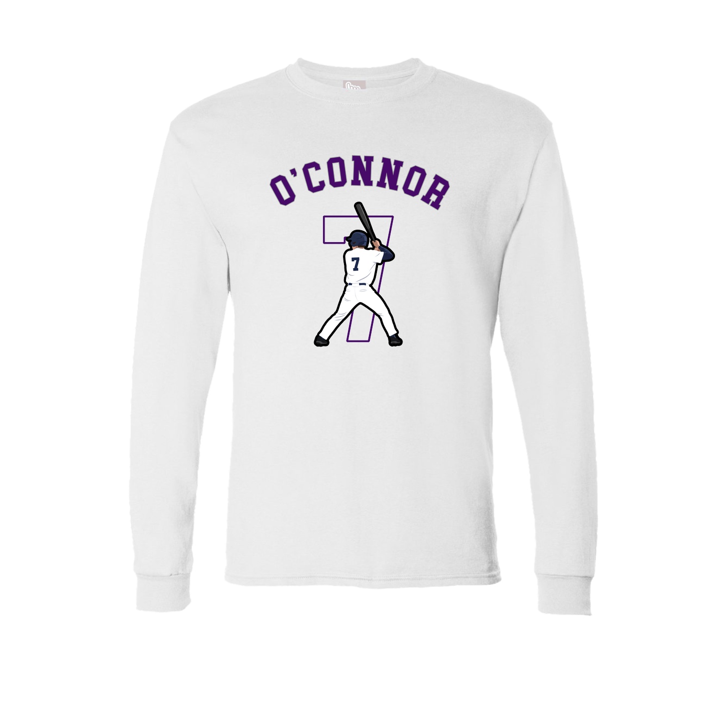 Long Sleeve Tee — Shirsey Arch in White