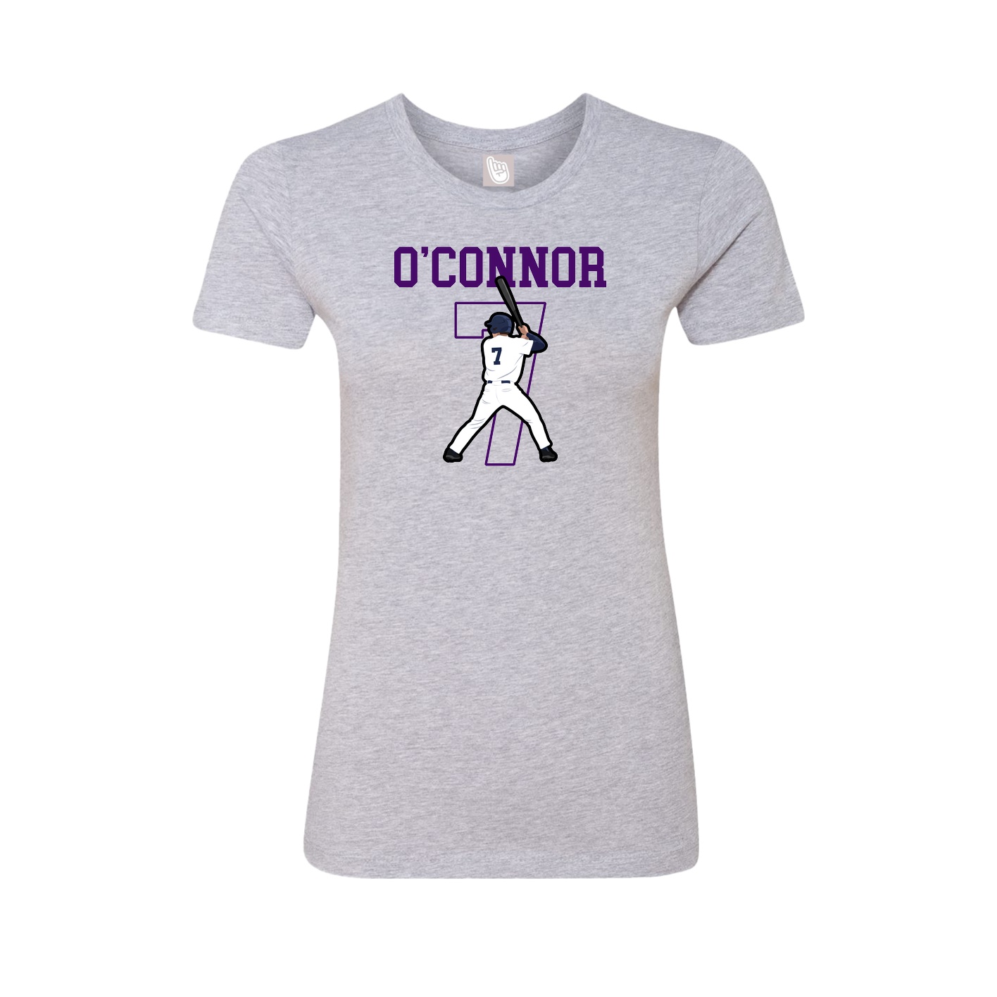 Fitted Women's Tee — Shirsey in Grey
