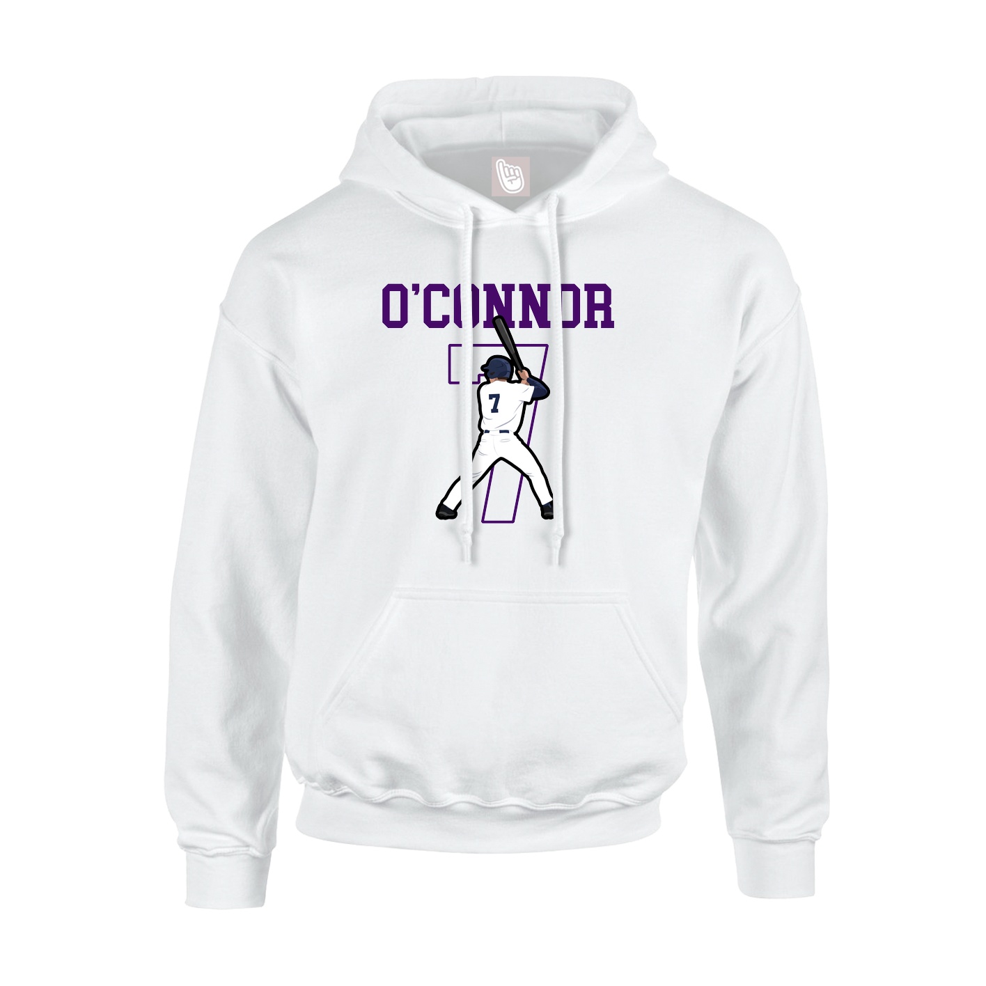 Hoodie — Shirsey in White