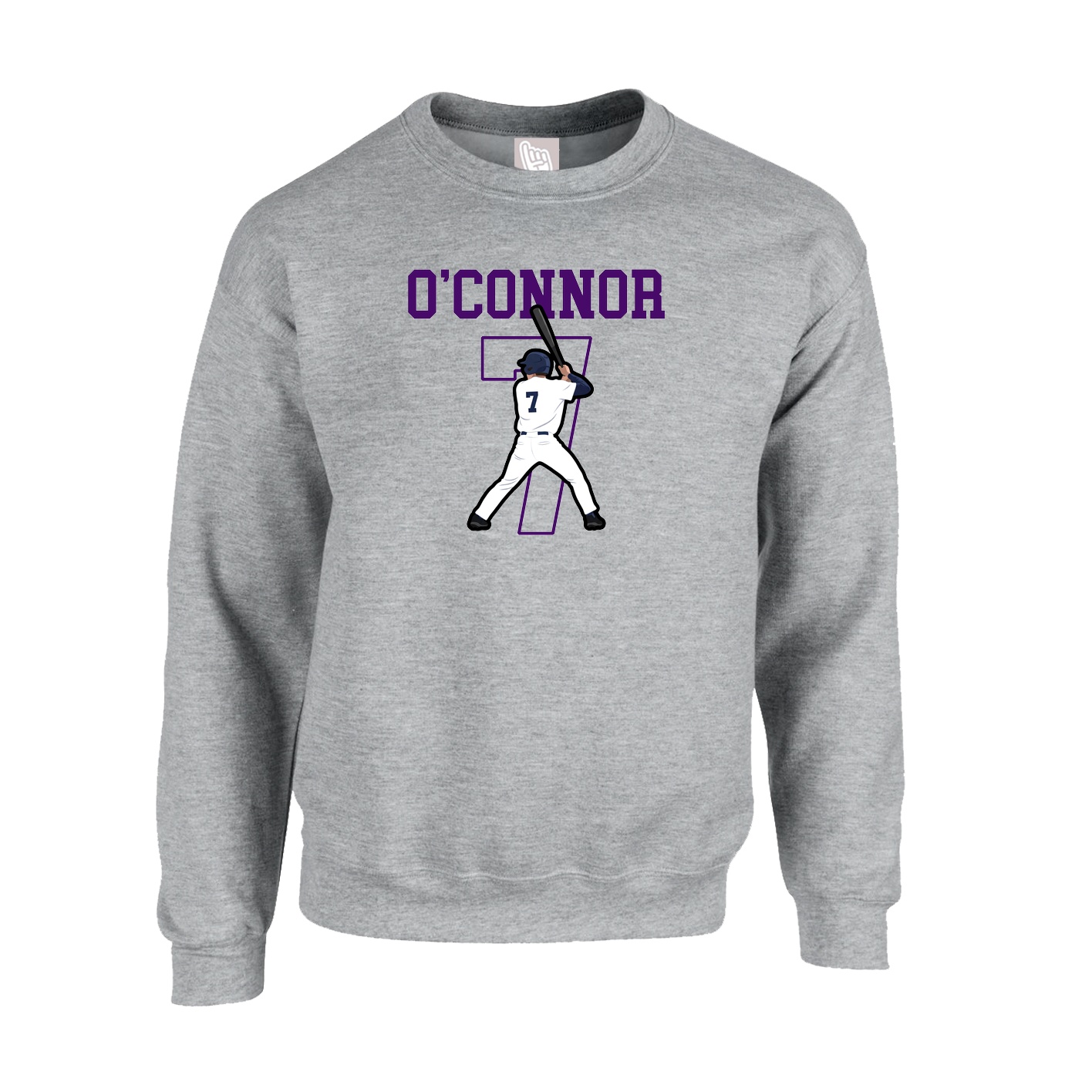 Fleece Crew — Shirsey in Grey