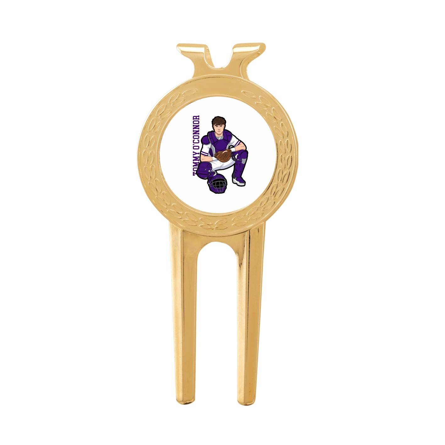 Divot Tool with Ball Marker — Name Vertical in Classic