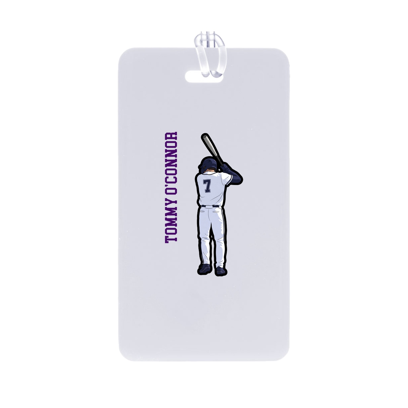 Bag Tag — Name Vertical in Classic