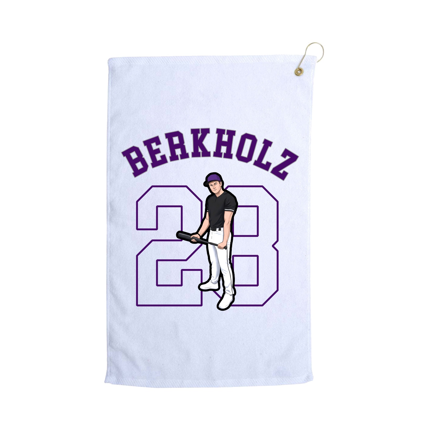 Golf Towel — Shirsey Arch in White