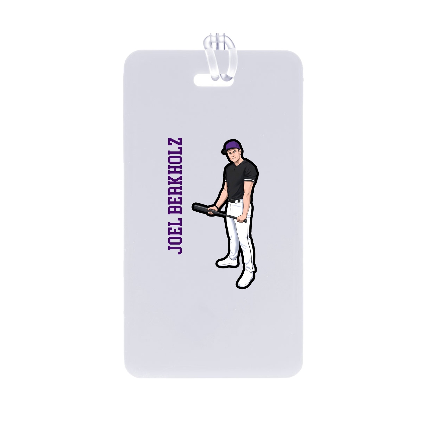 Bag Tag — Name Vertical in Classic