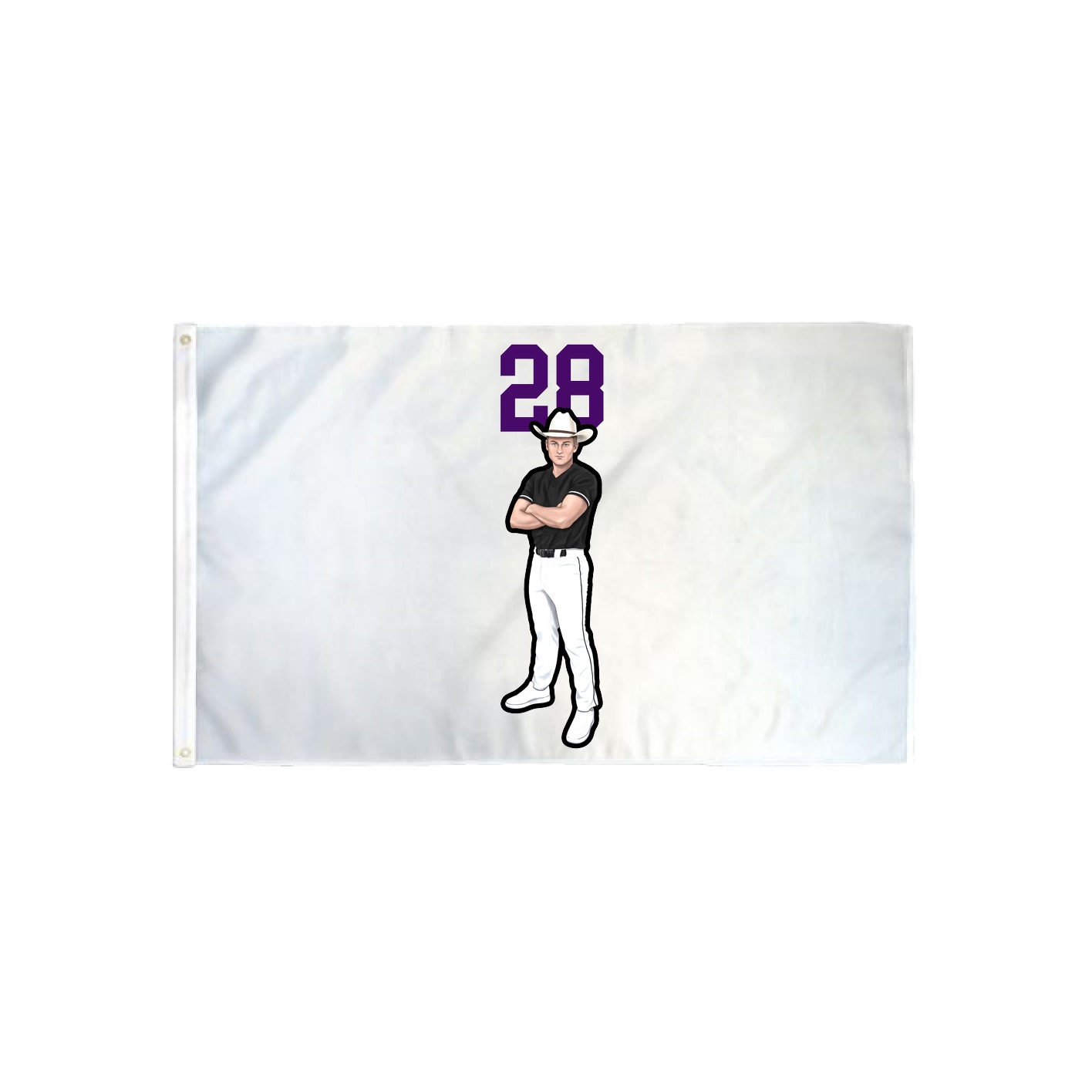 3x5 Flag — Number Top in Classic