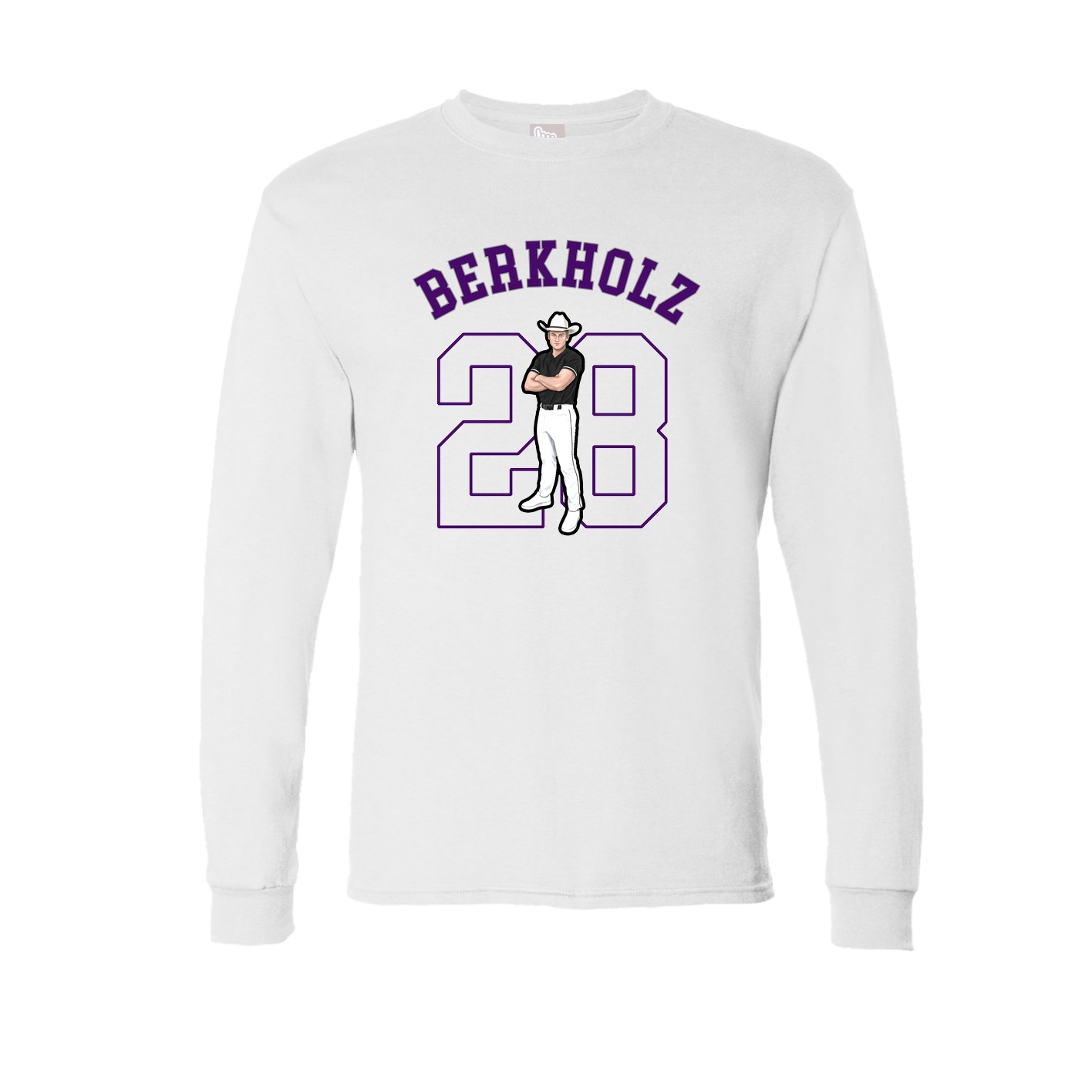 Long Sleeve Tee — Shirsey Arch in White