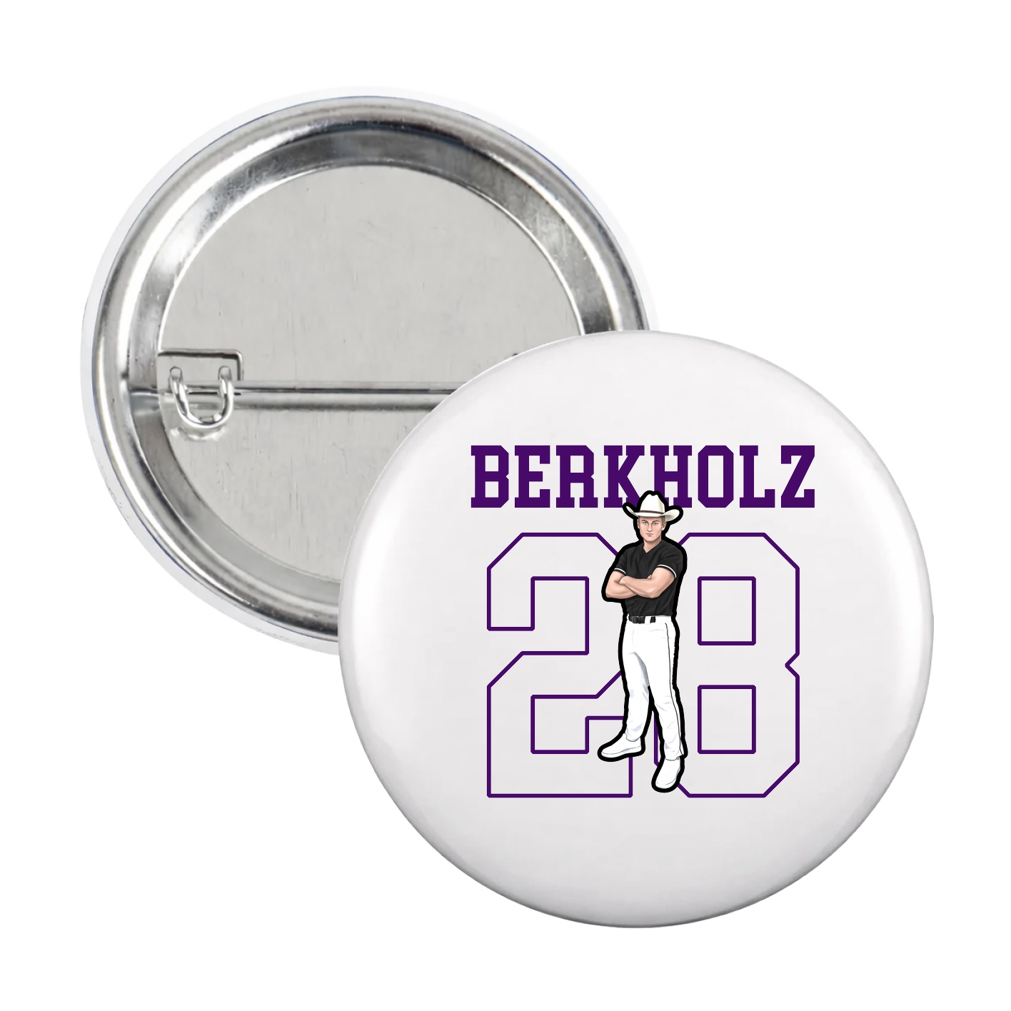 Game Day Button — Shirsey in White