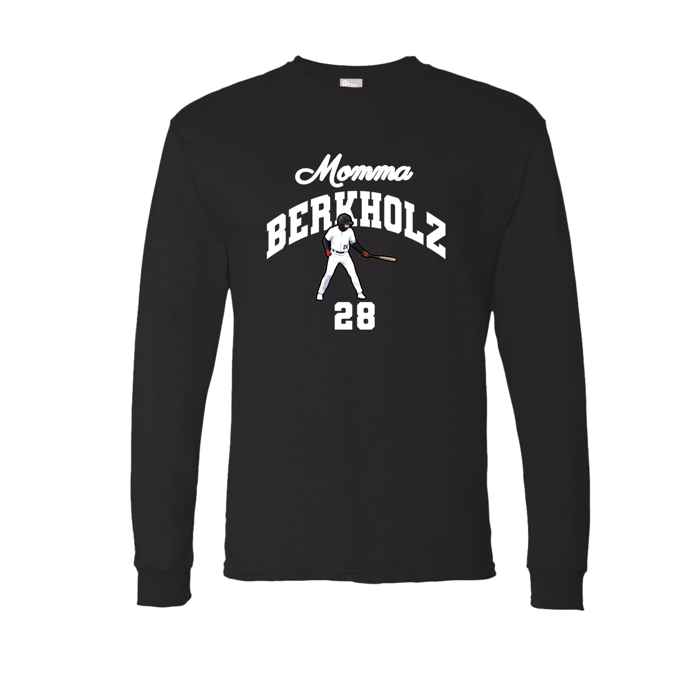Long Sleeve Tee — Mothers Day Arch in Black