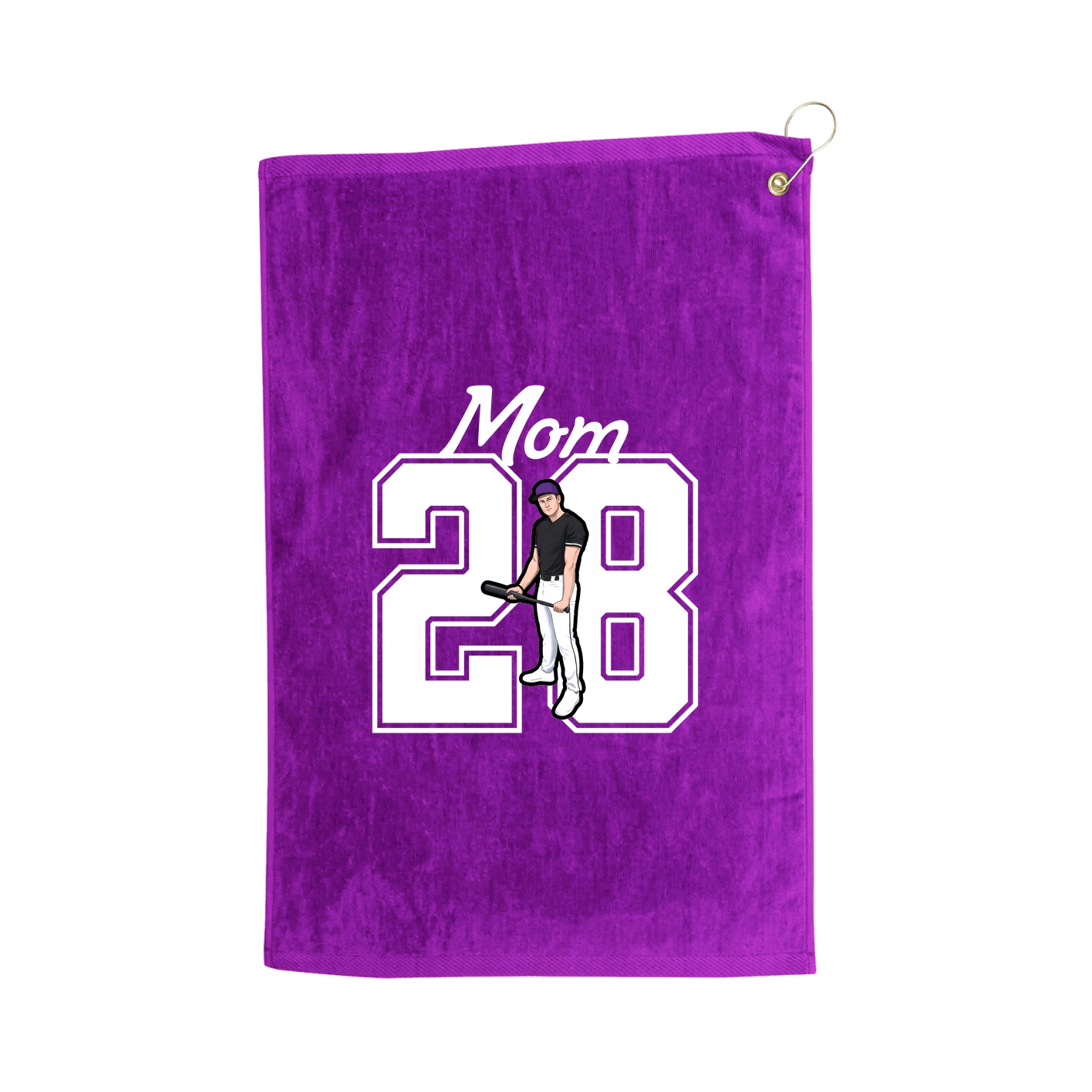 Golf Towel — Mothers Day Shirsey in Purple