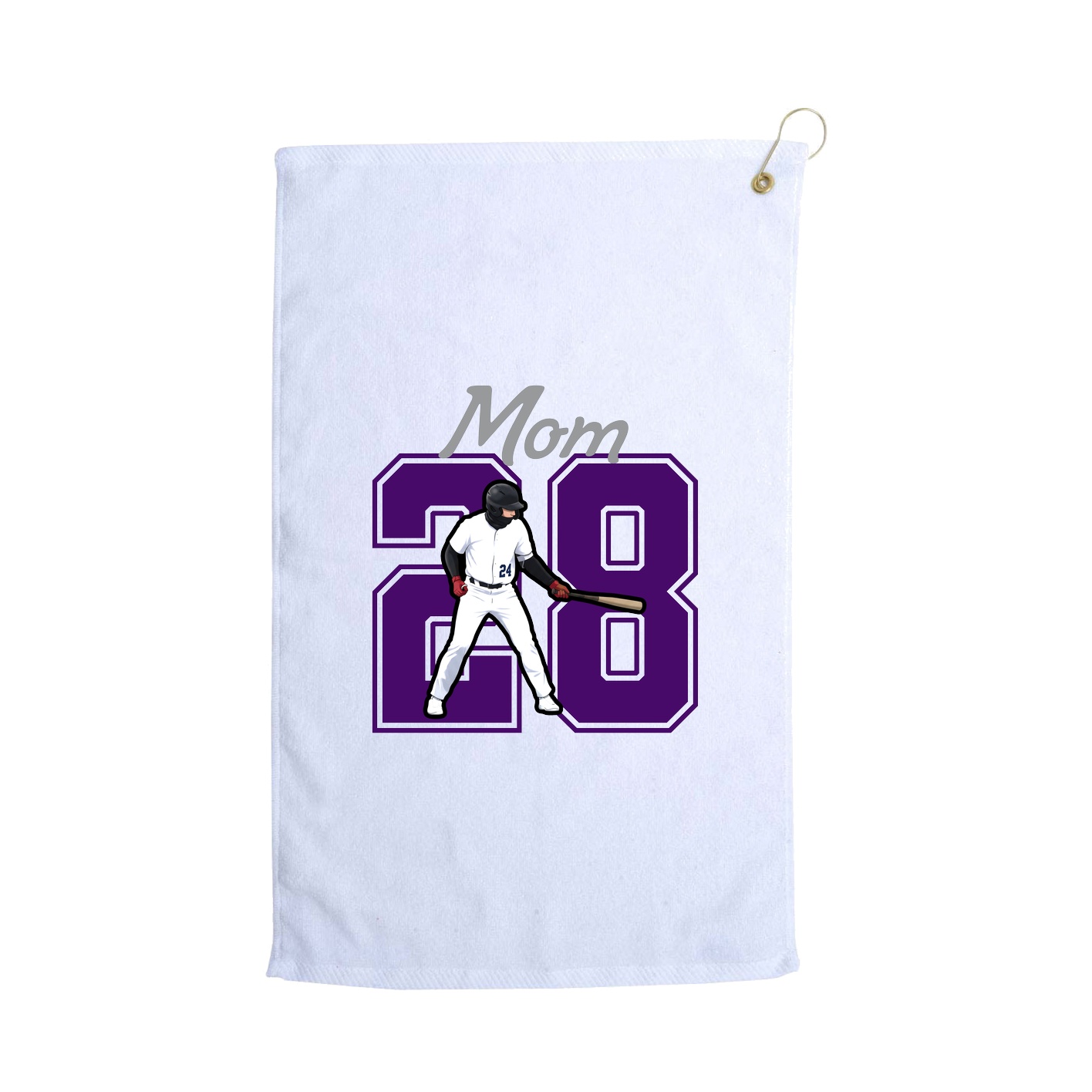 Golf Towel — Mothers Day Shirsey in White