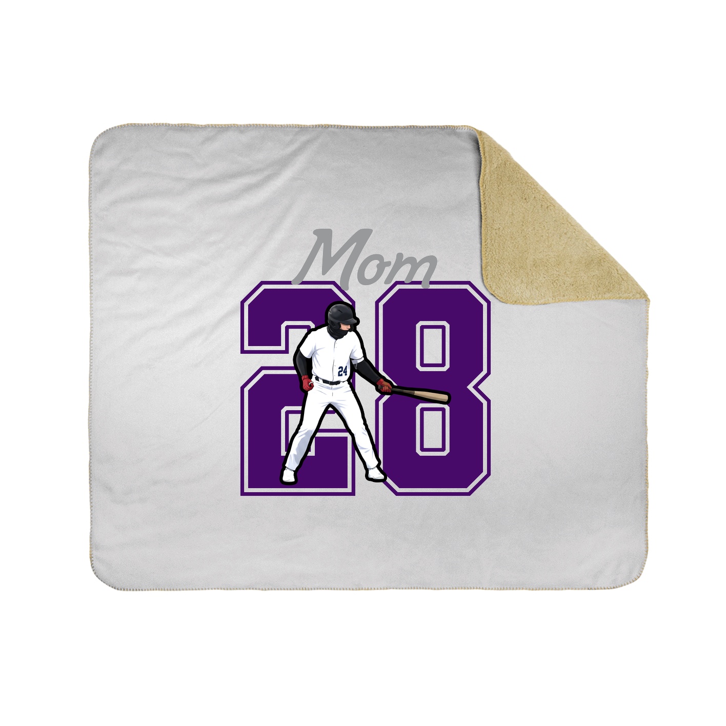 Throw Blanket — Mothers Day Shirsey in White