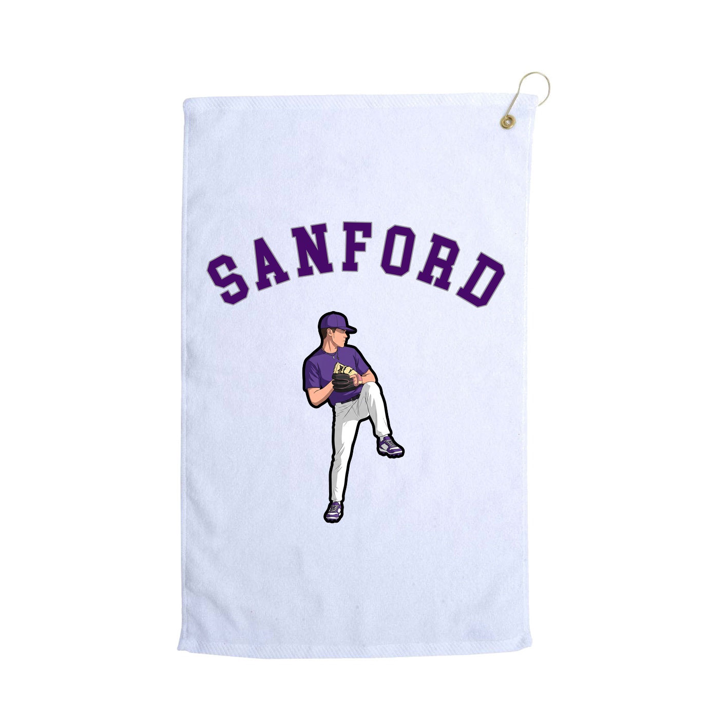 Golf Towel — Shirsey Arch in White