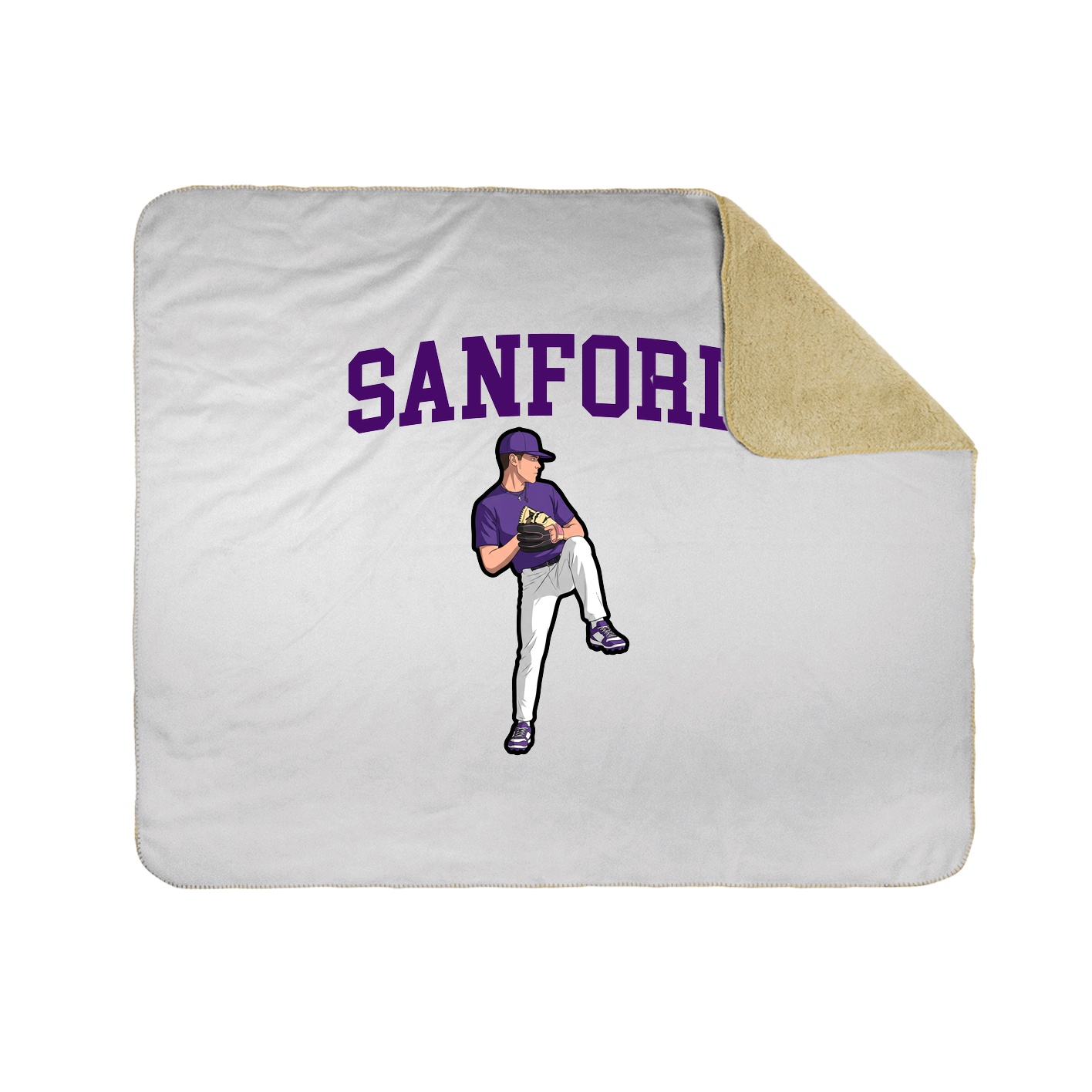 50x60 Sherpa Lined Throw Blanket