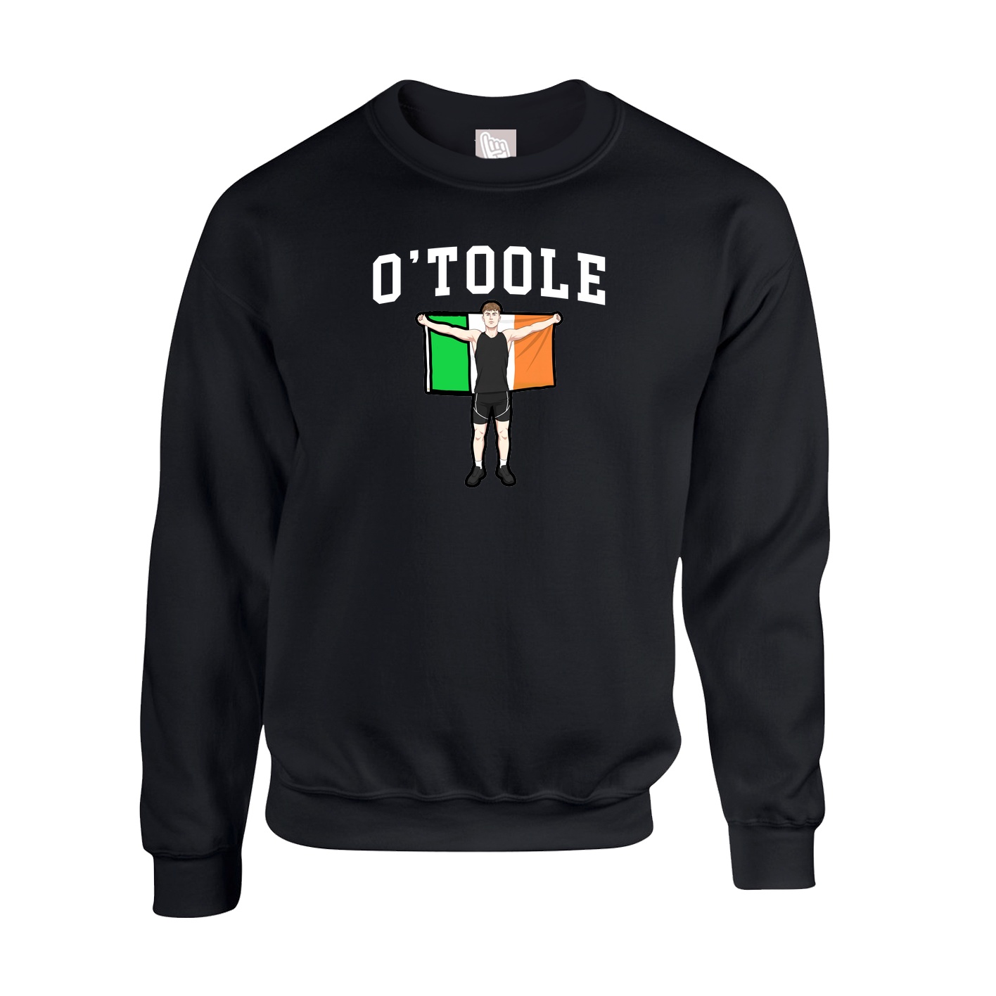 Fleece Crew — Shirsey in Black