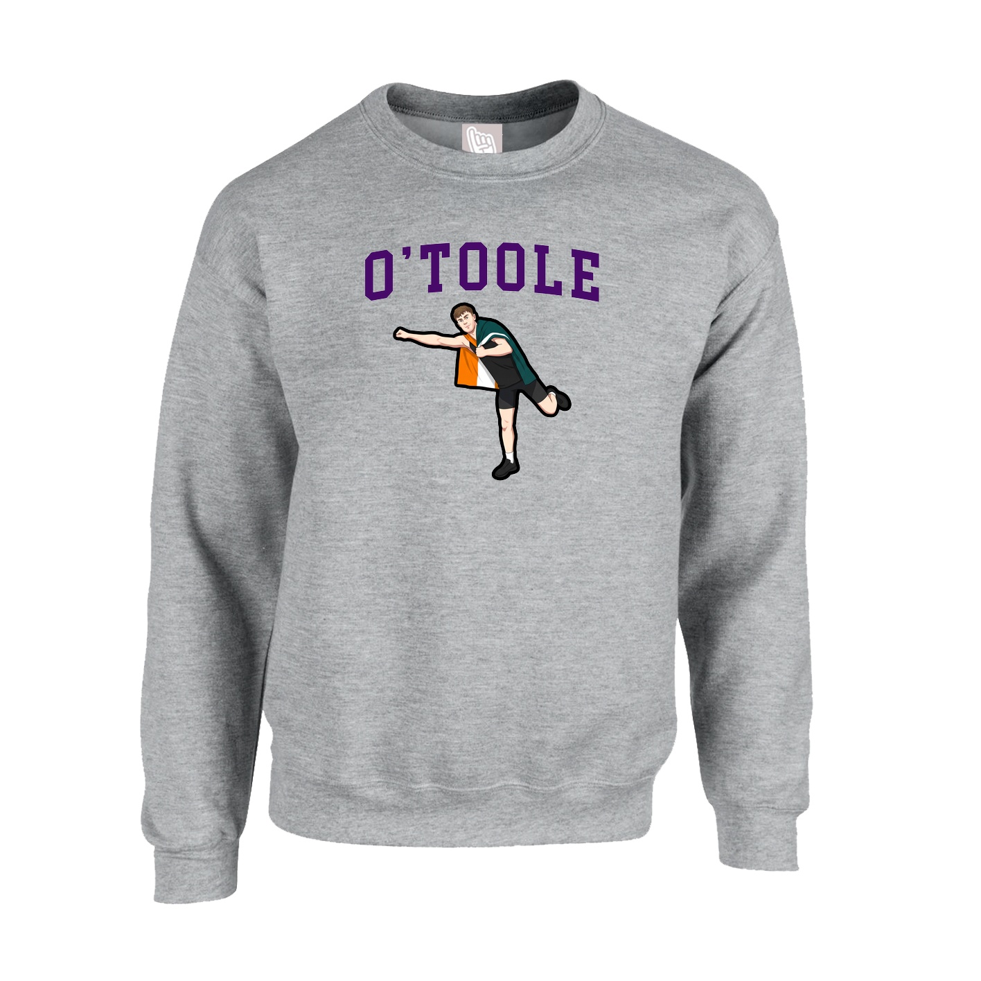 Fleece Crew — Shirsey in Grey
