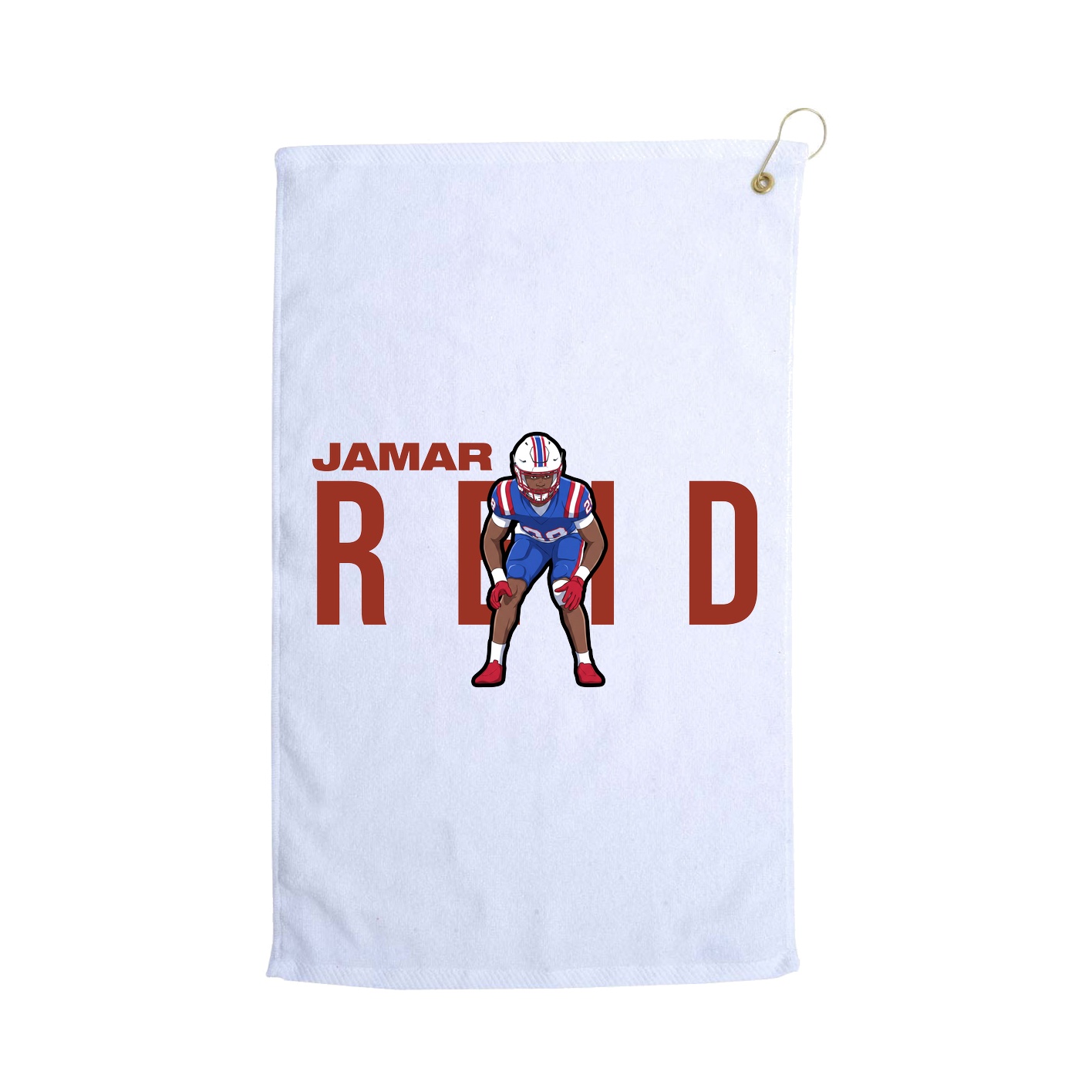 Golf Towel — Player Name in White