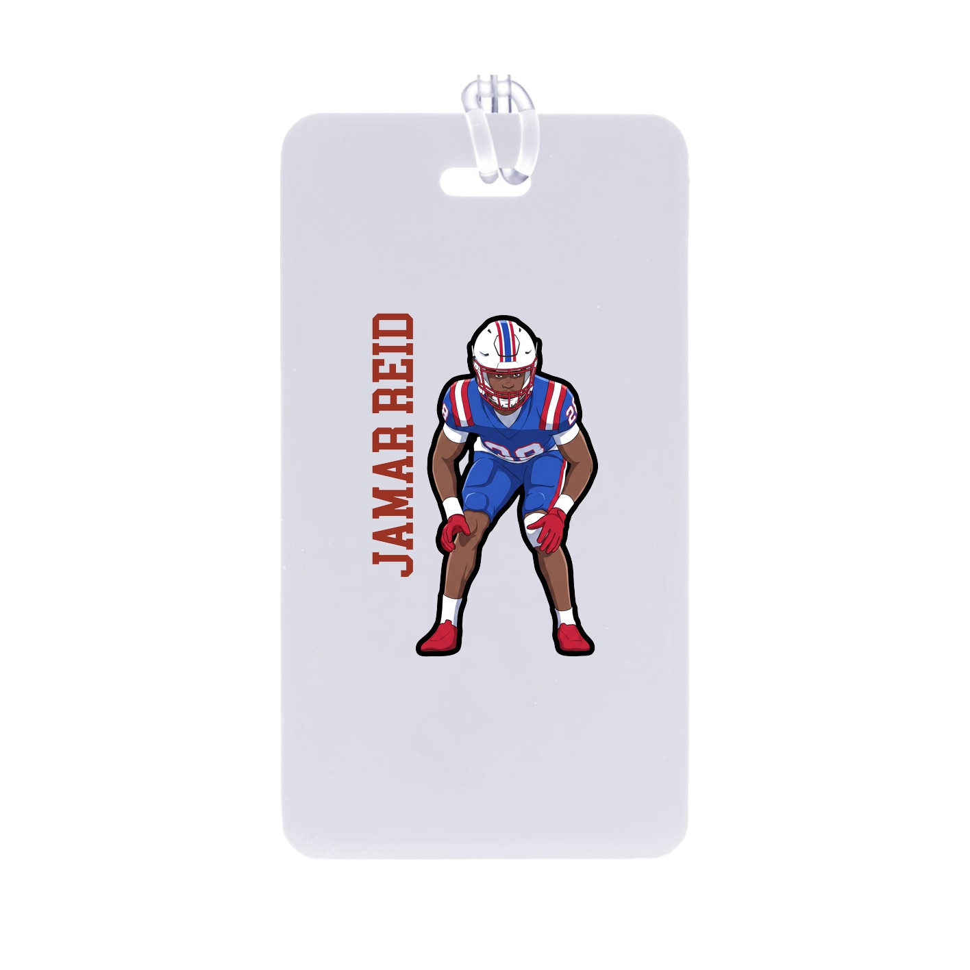 Bag Tag — Name Vertical in Classic